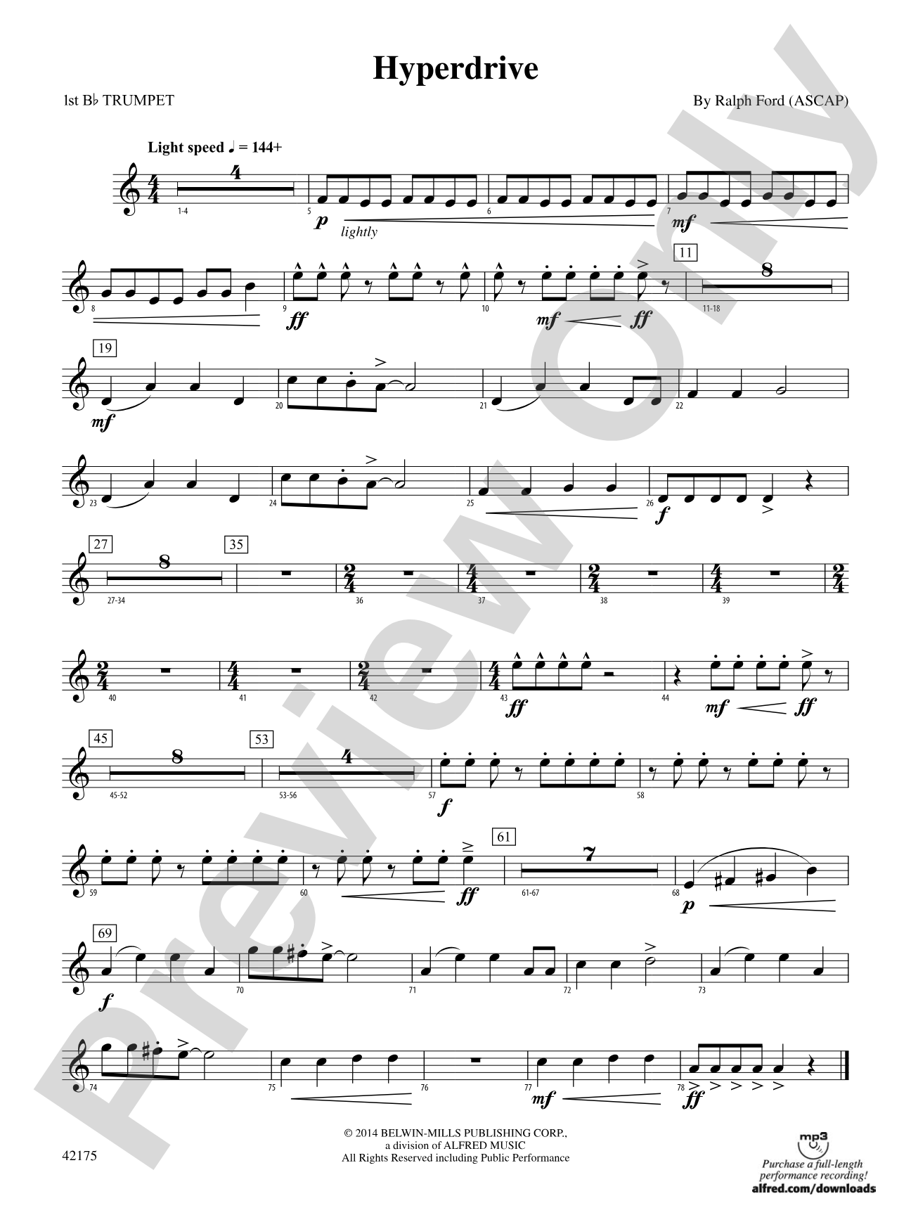 Hyperdrive: 1st B-flat Trumpet