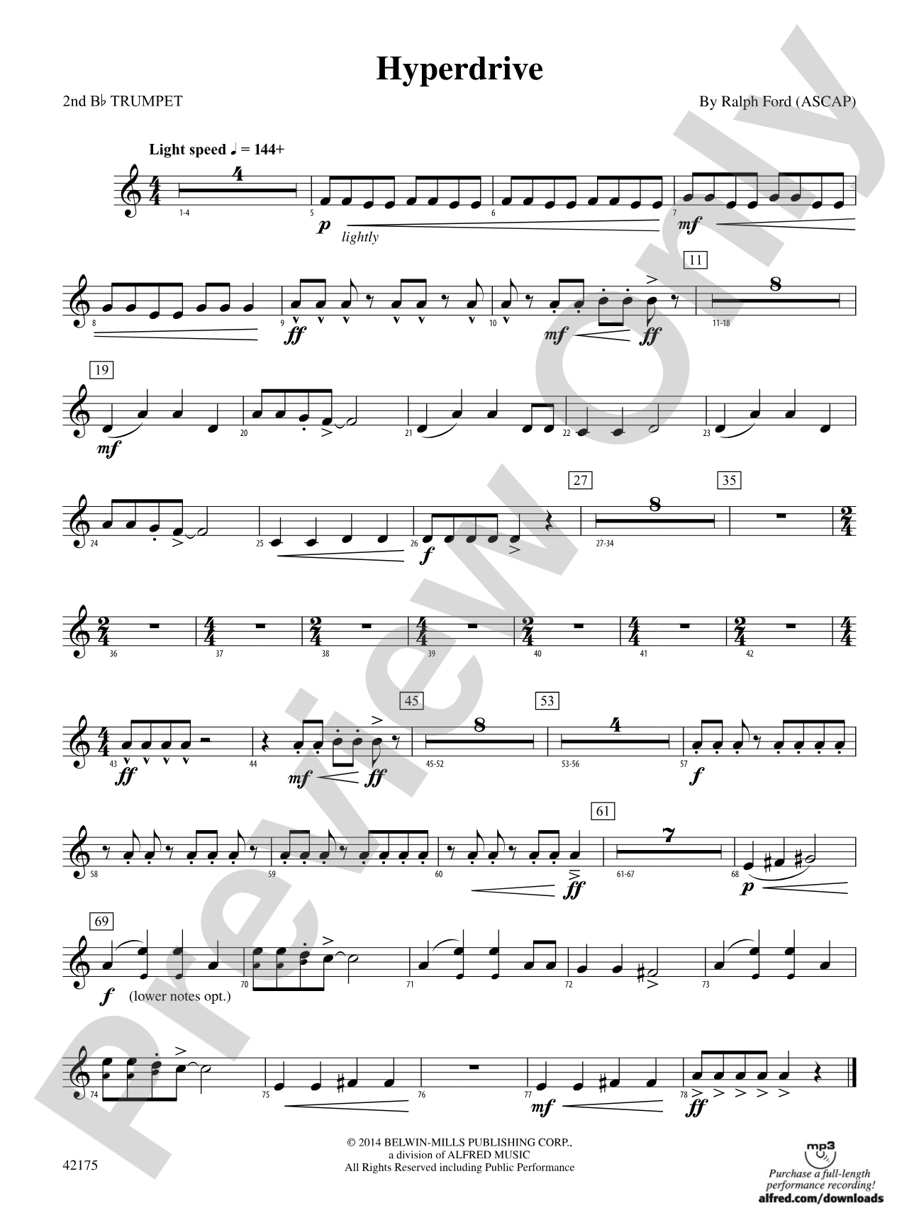 Hyperdrive: 2nd B-flat Trumpet