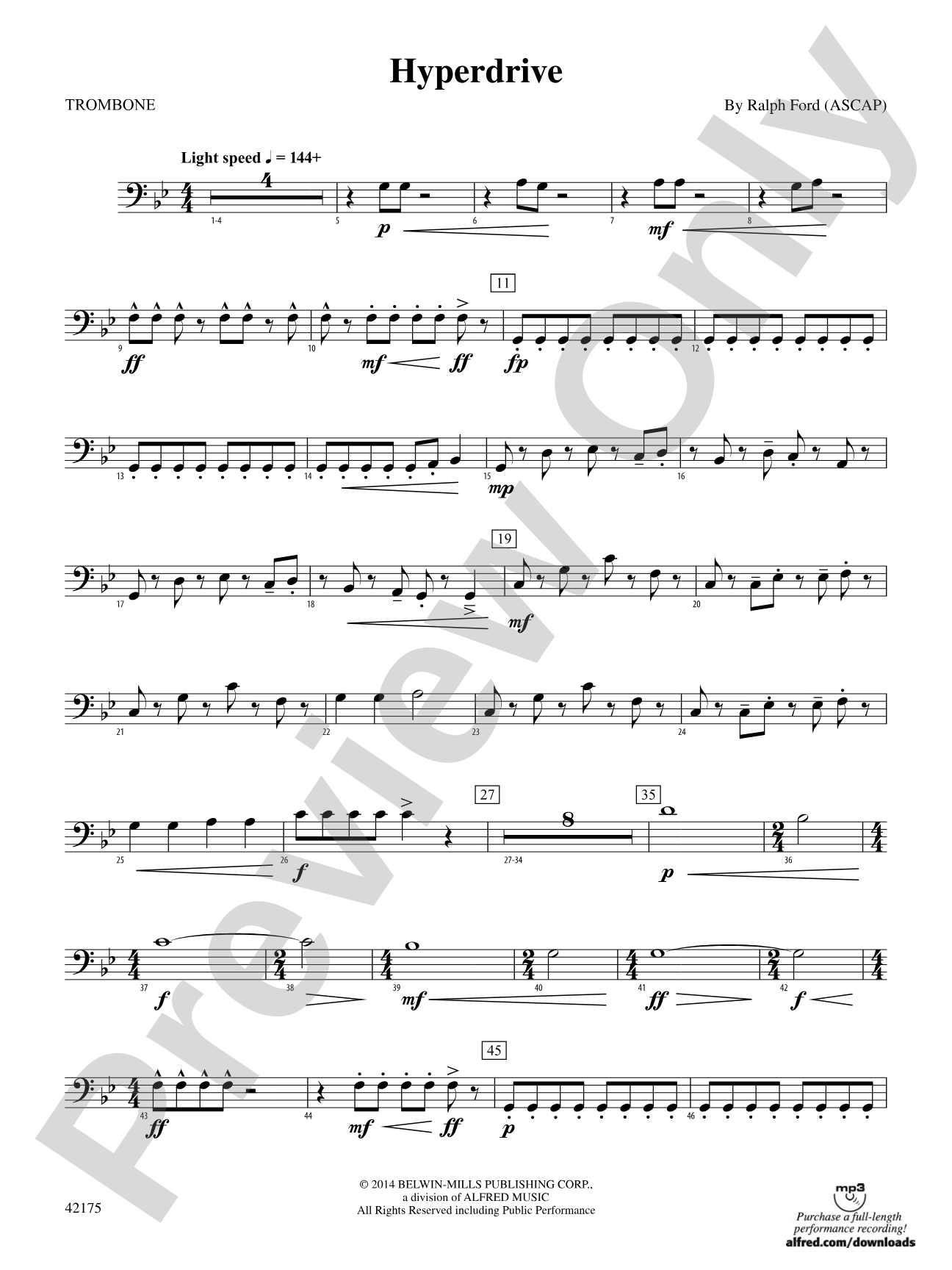 Hyperdrive: 1st Trombone