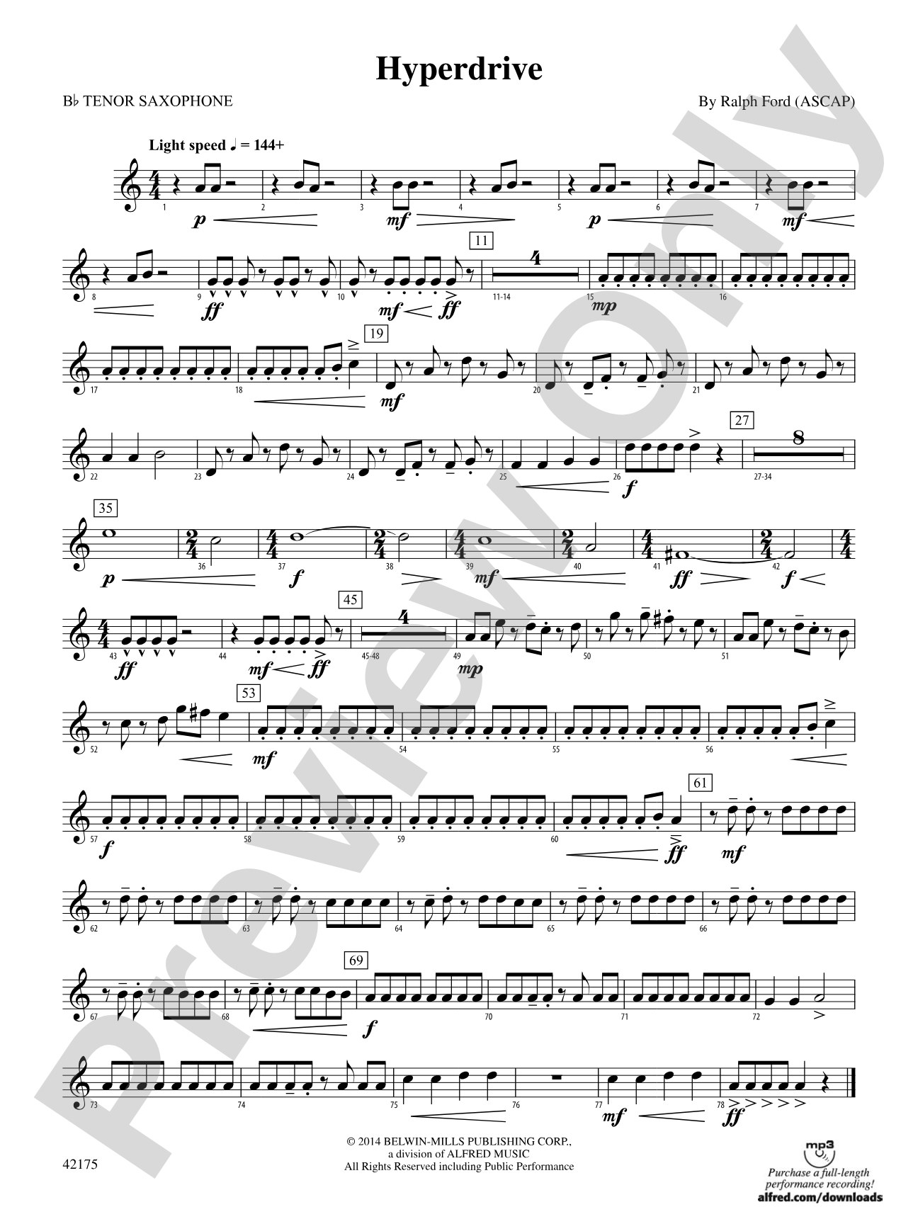 Hyperdrive: B-flat Tenor Saxophone
