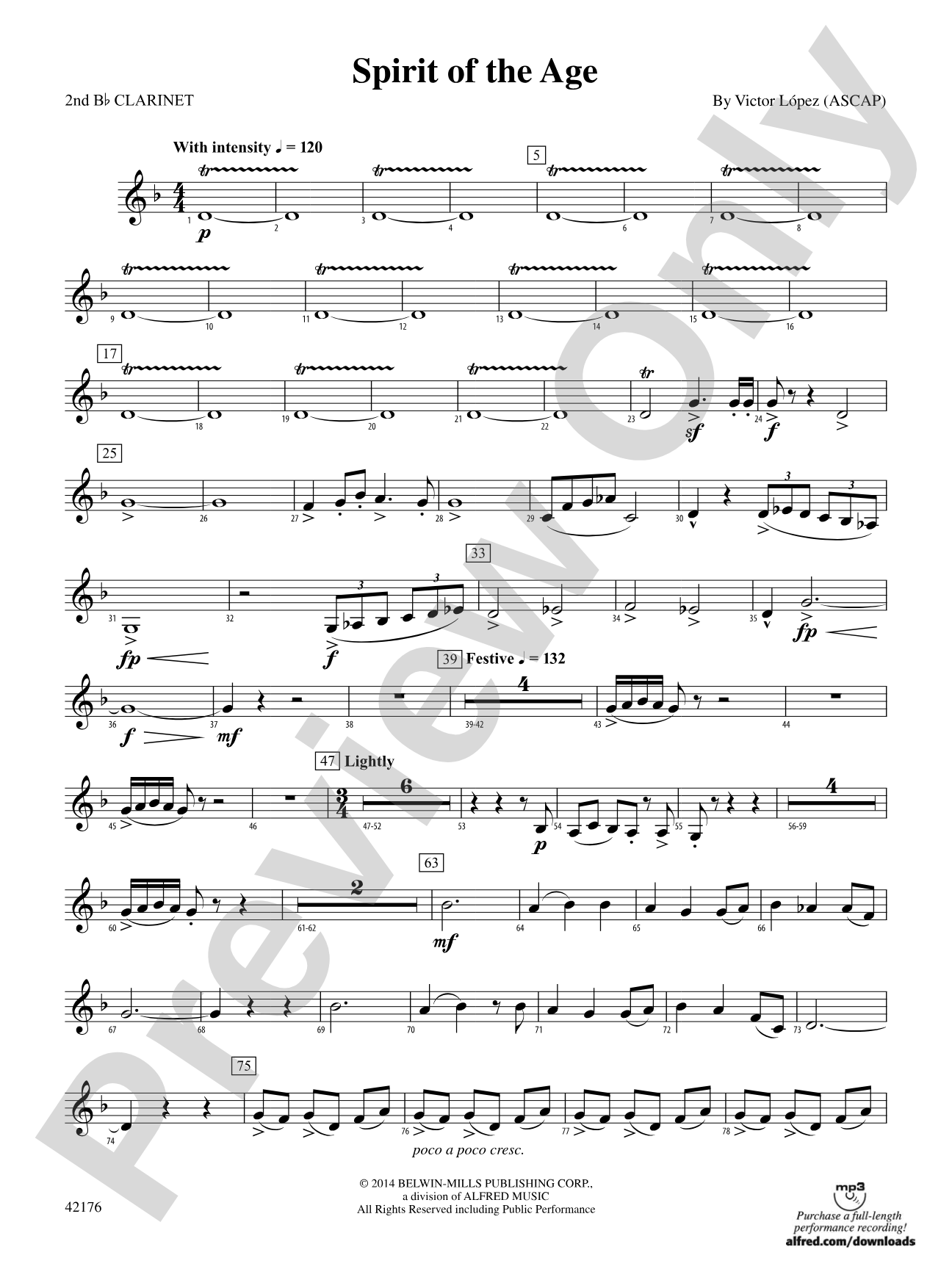 Spirit of the Age: 2nd B-flat Clarinet