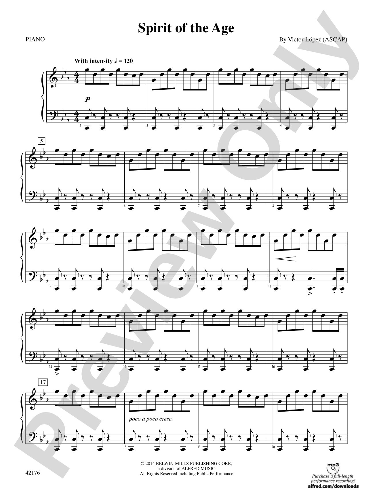Spirit of the Age: Piano Accompaniment