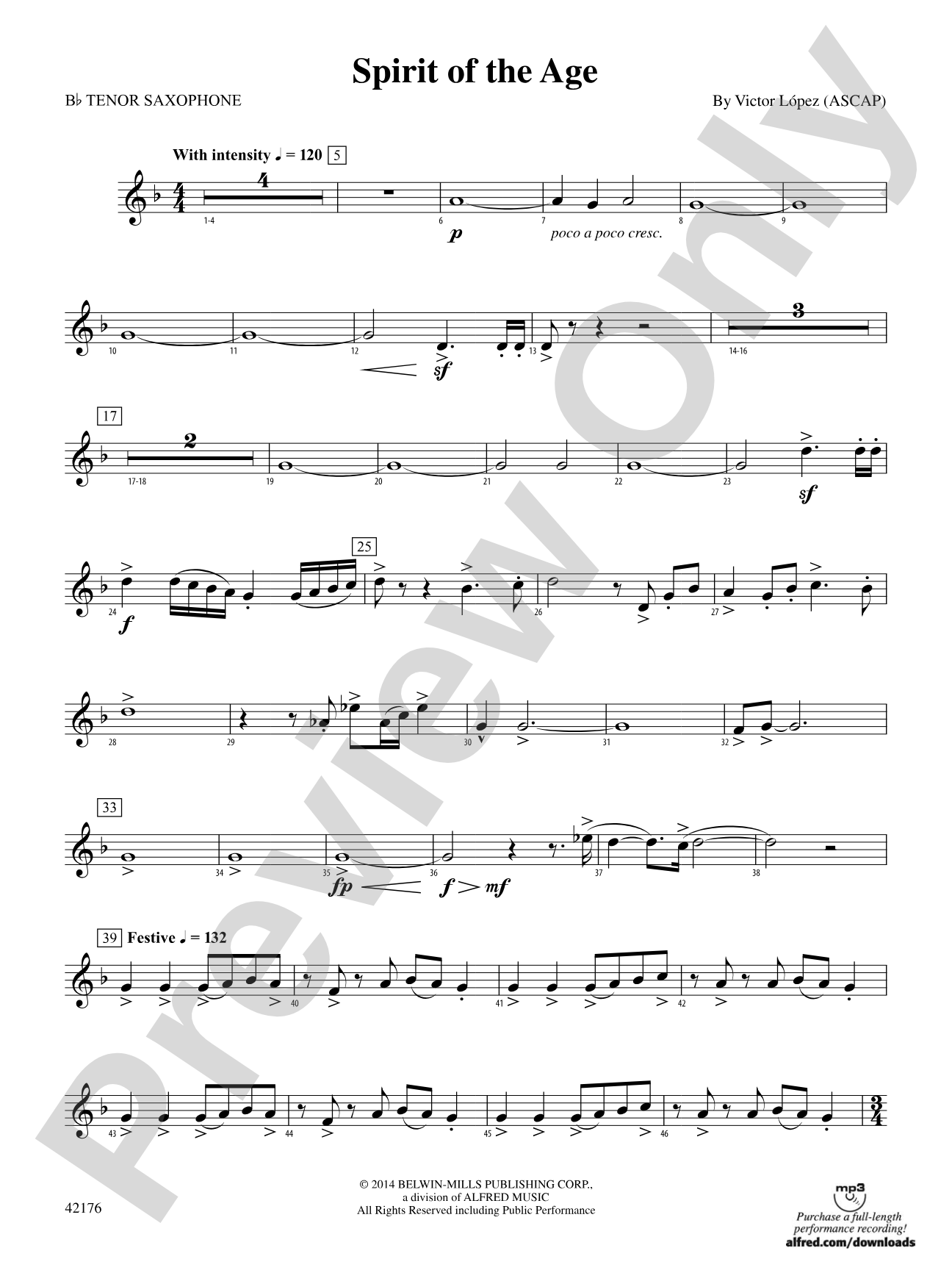 Spirit of the Age: B-flat Tenor Saxophone