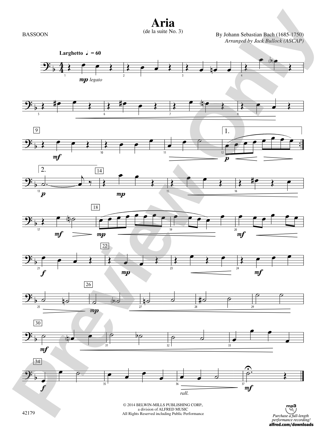 Aria: Bassoon