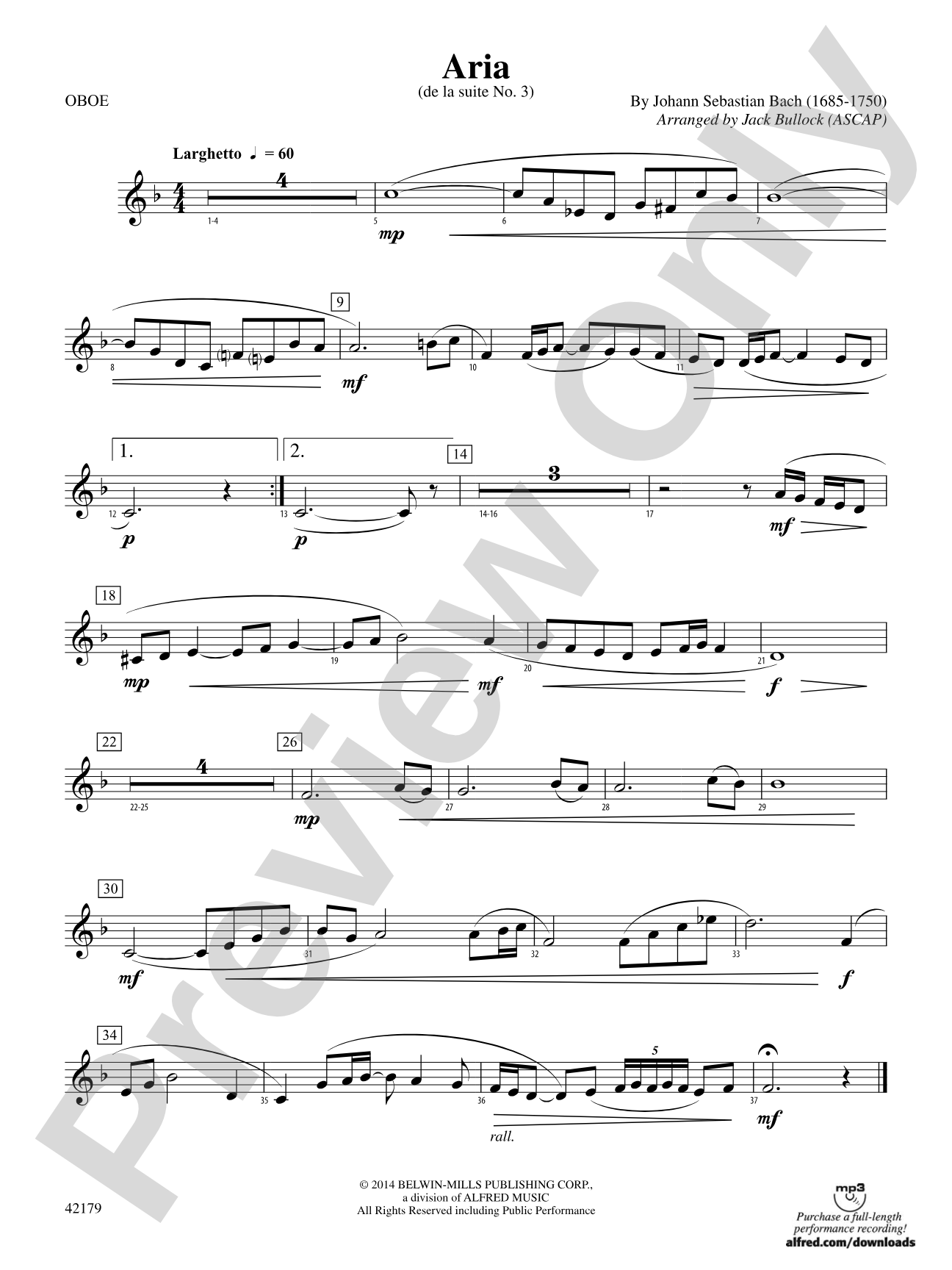 Aria: Oboe
