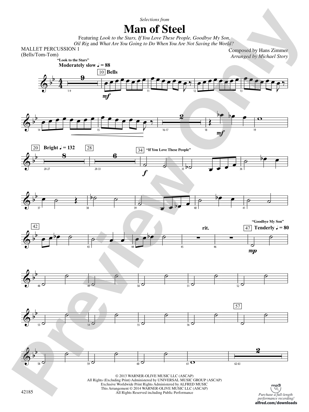 Man of Steel, Selections from: Mallets