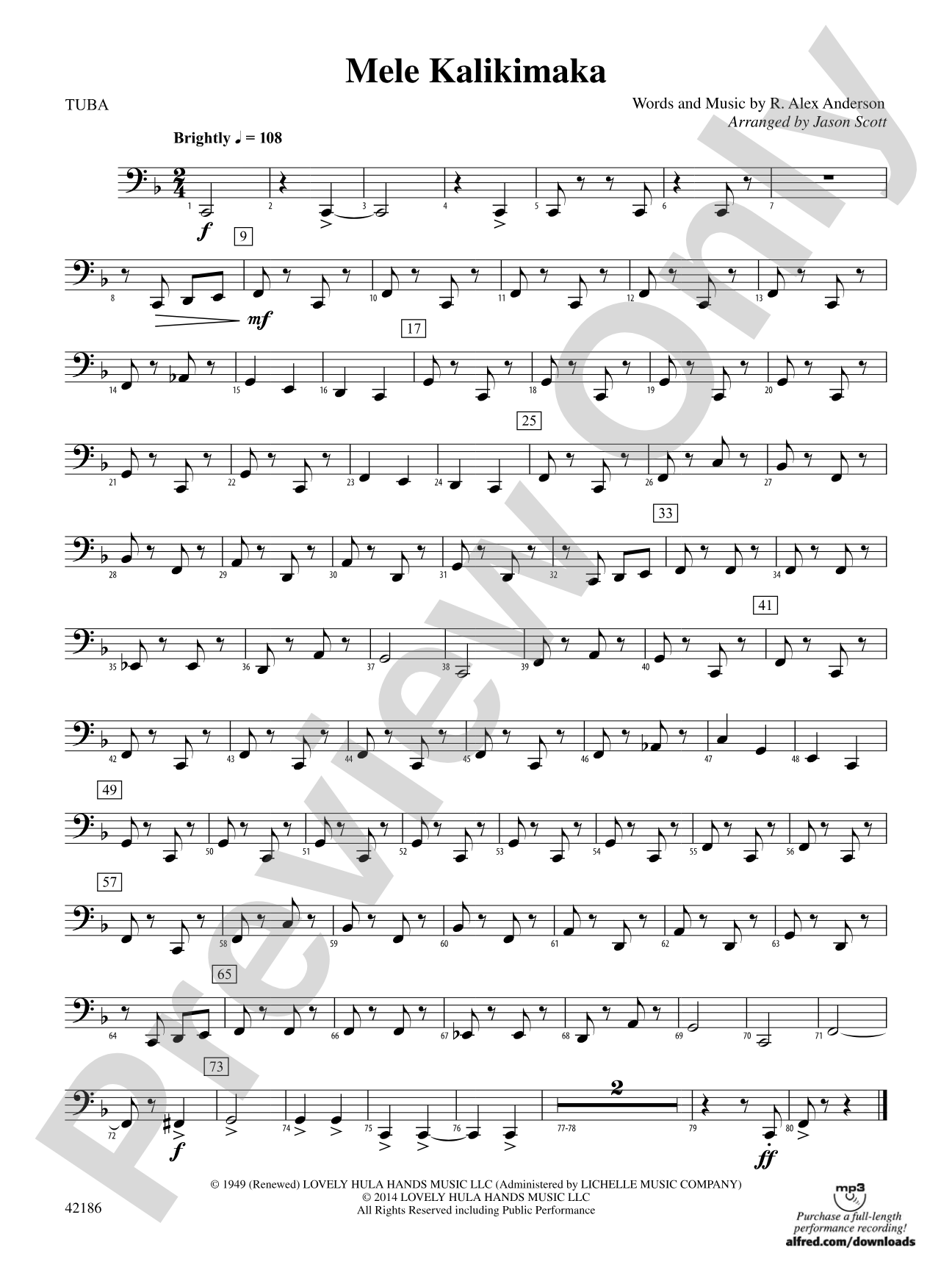 Mele Kalikimaka: Tuba