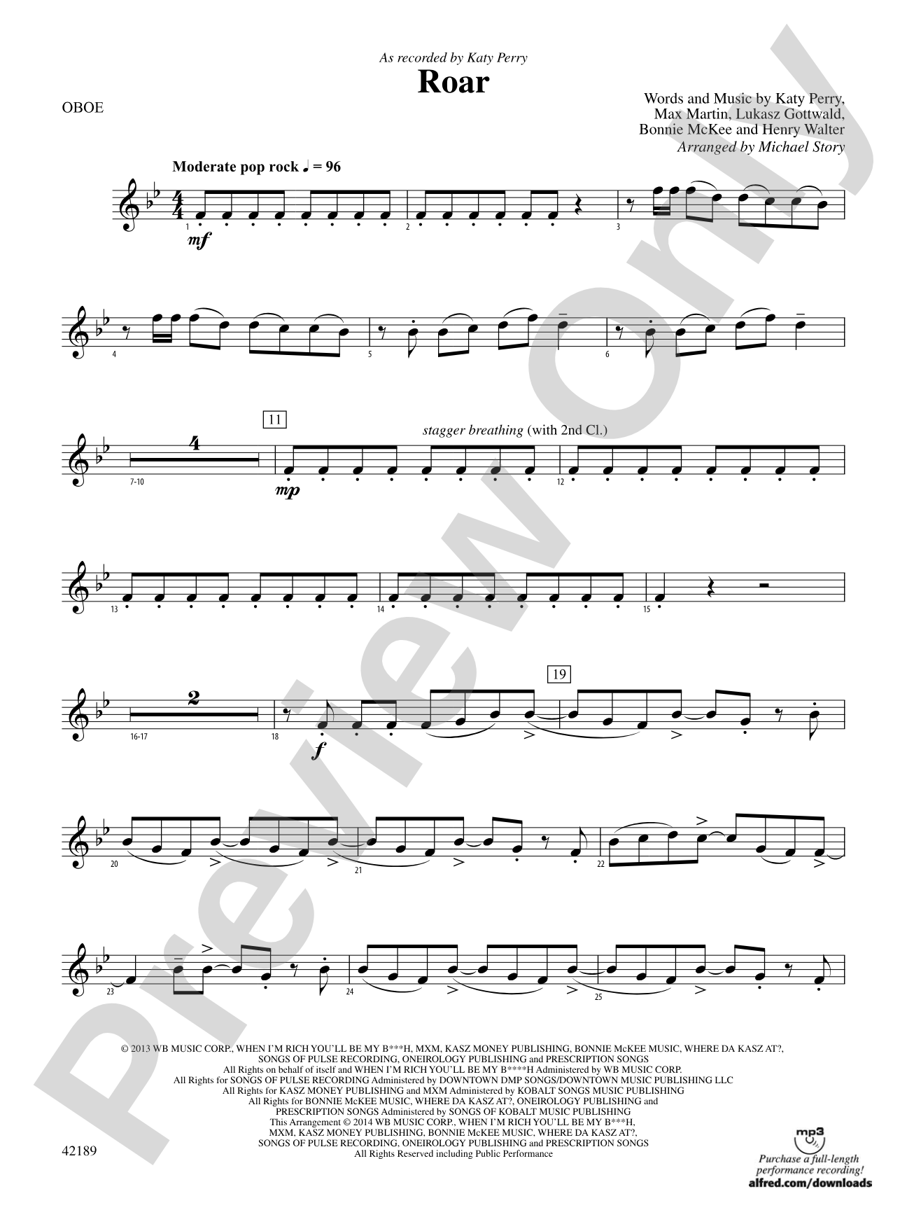 Roar: Oboe