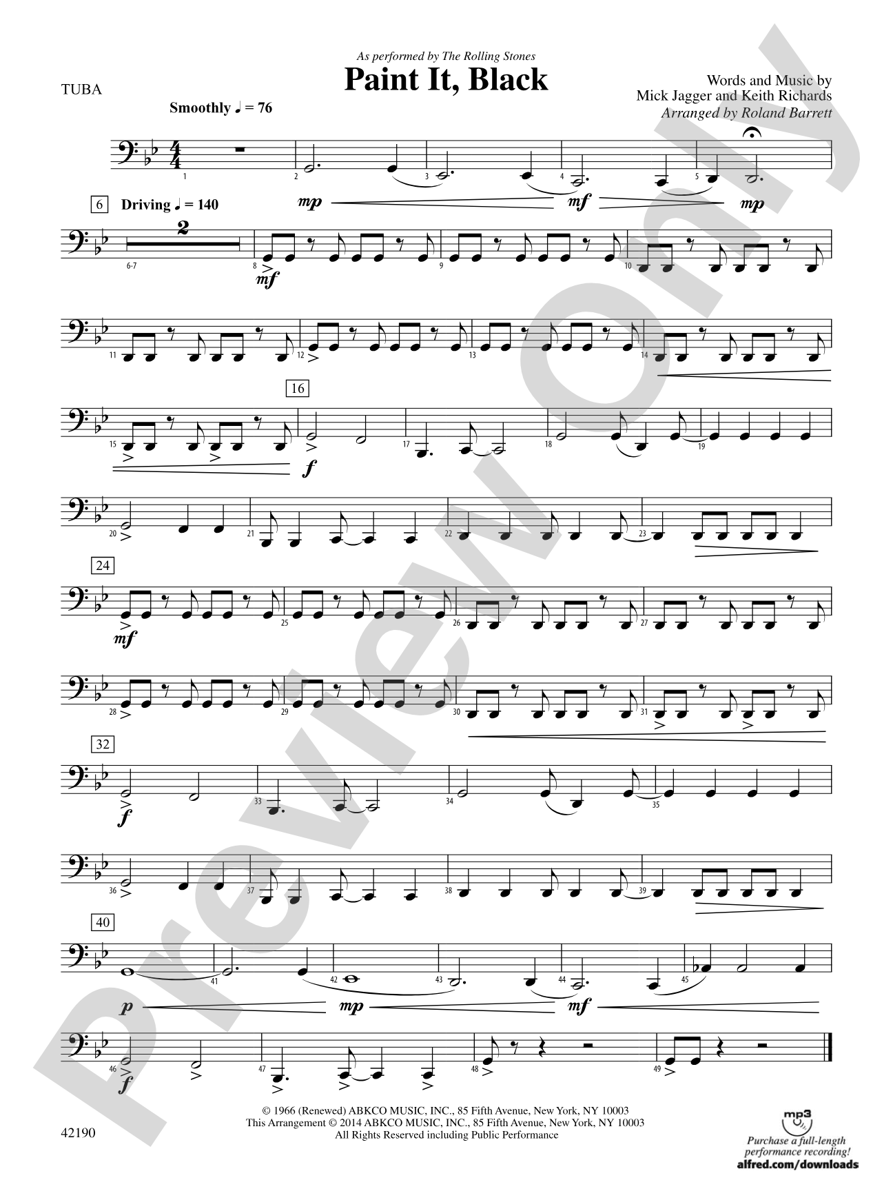 Paint It, Black: Tuba