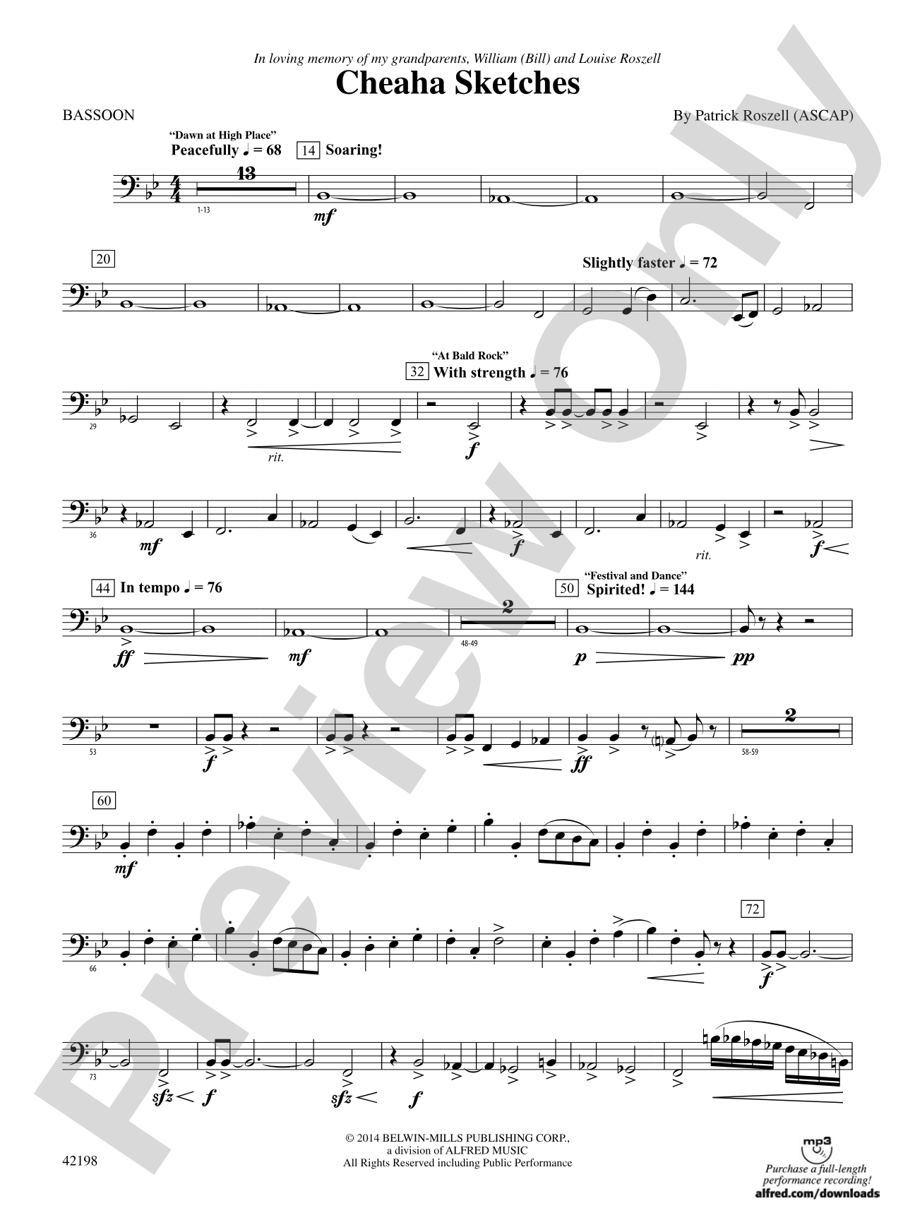 Cheaha Sketches: Bassoon