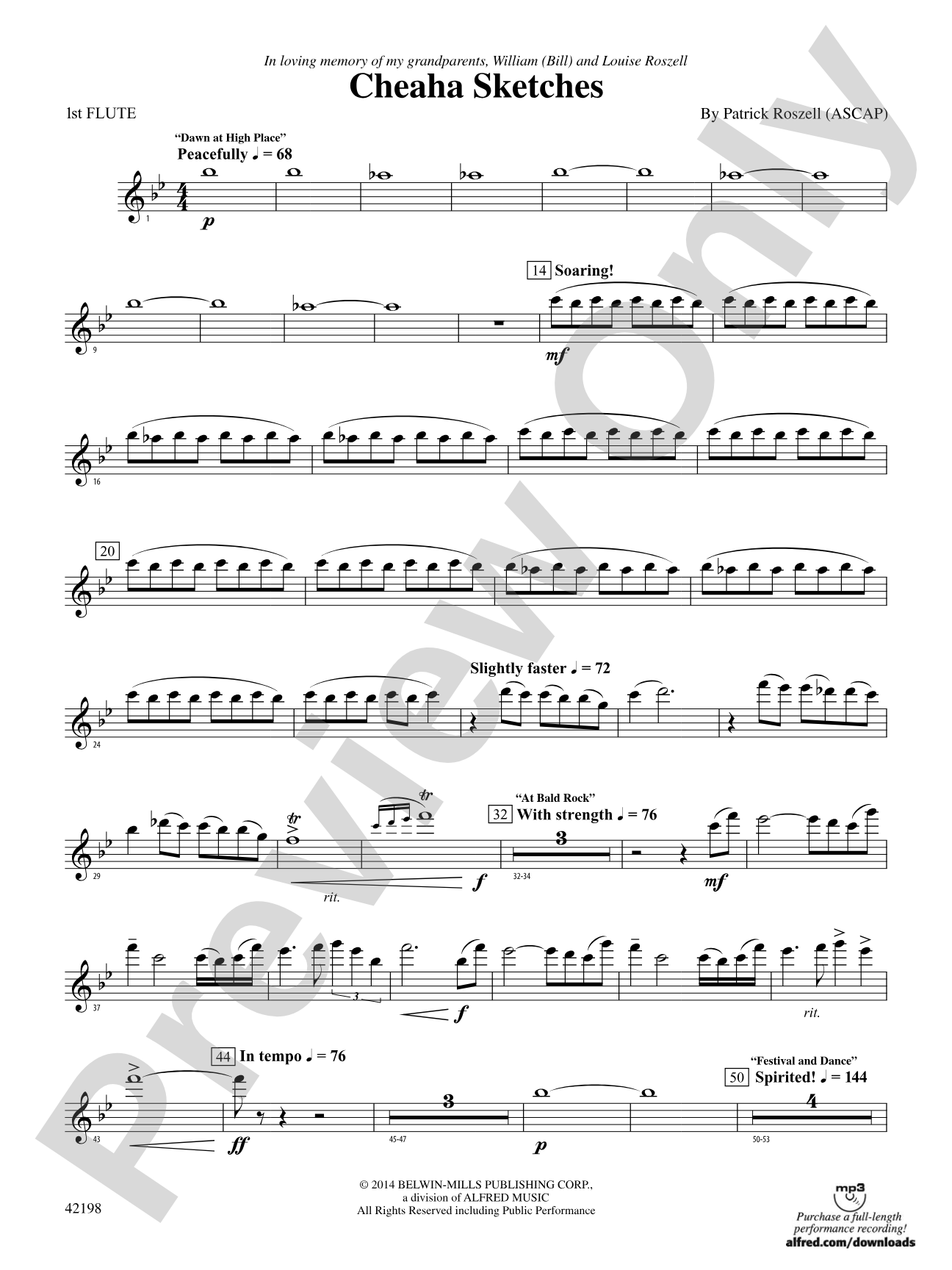 Cheaha Sketches: Flute