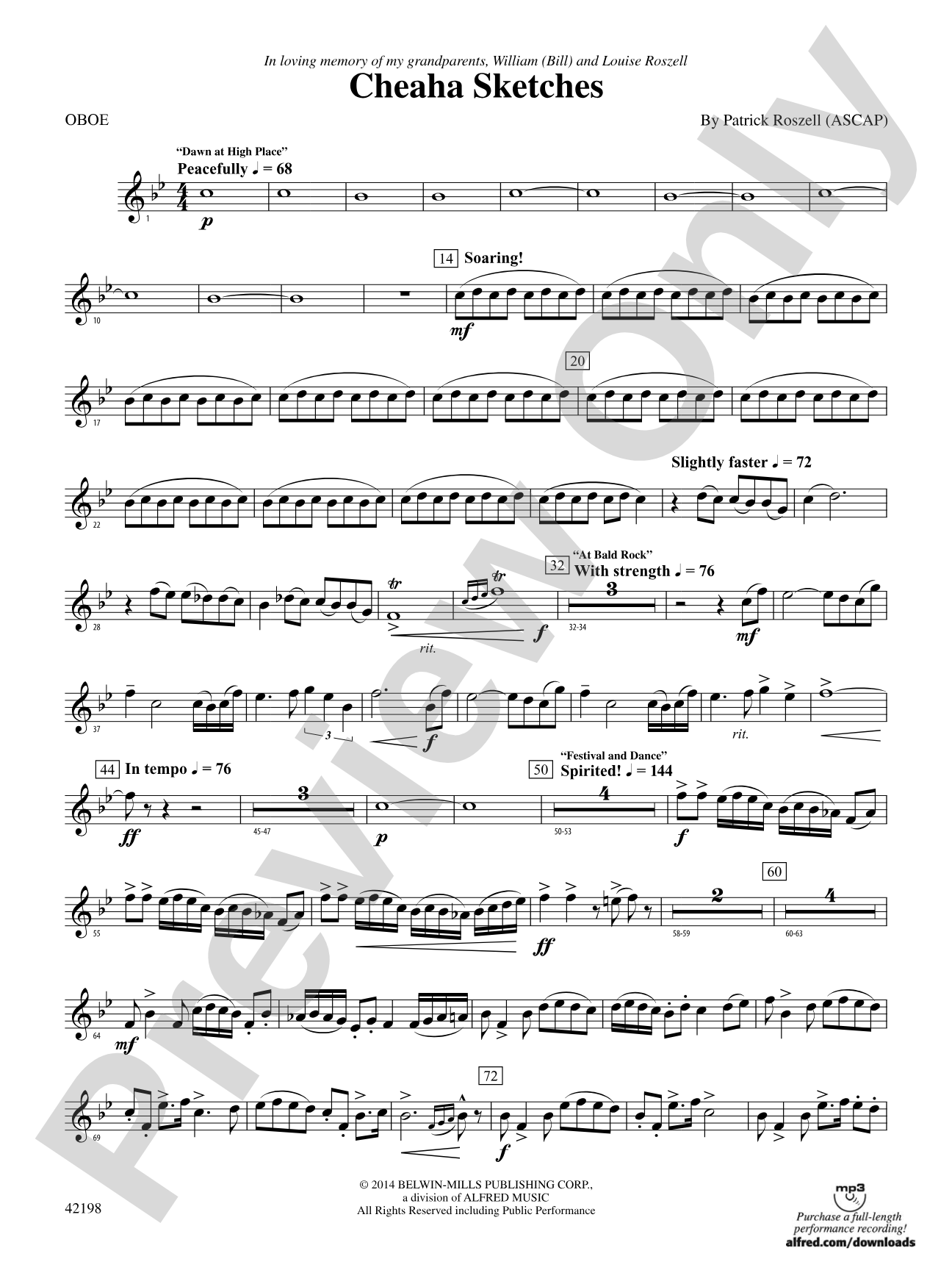 Cheaha Sketches: Oboe
