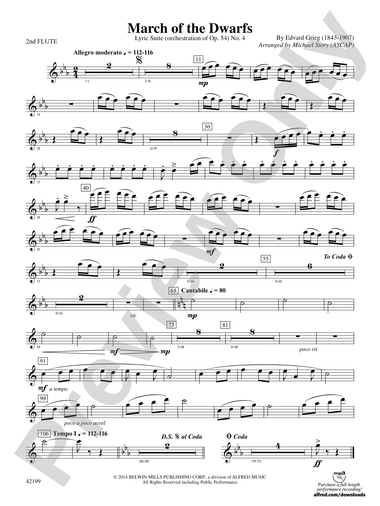 March of the Dwarfs: 2nd Flute