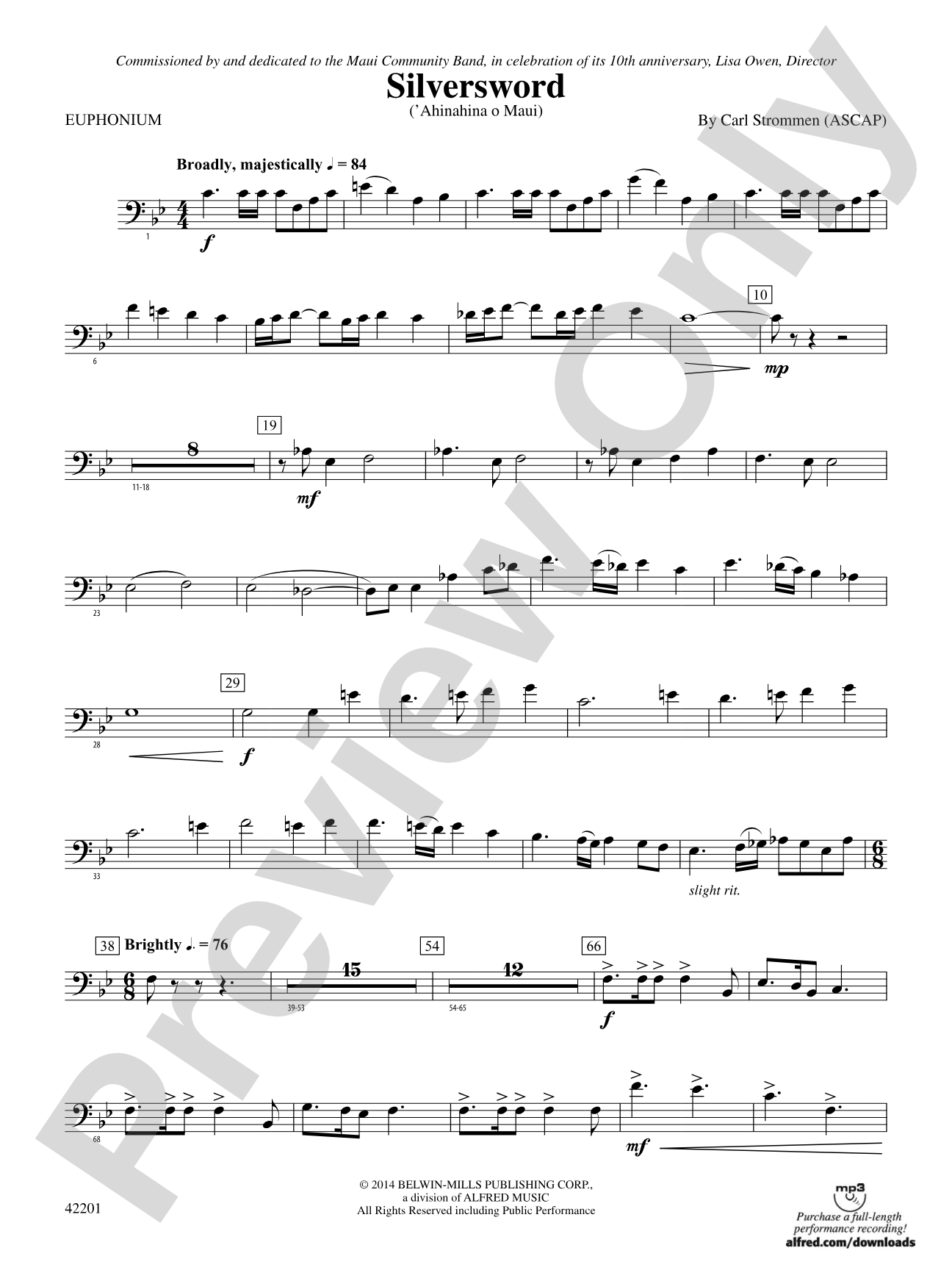 Silversword: Baritone B.C.
