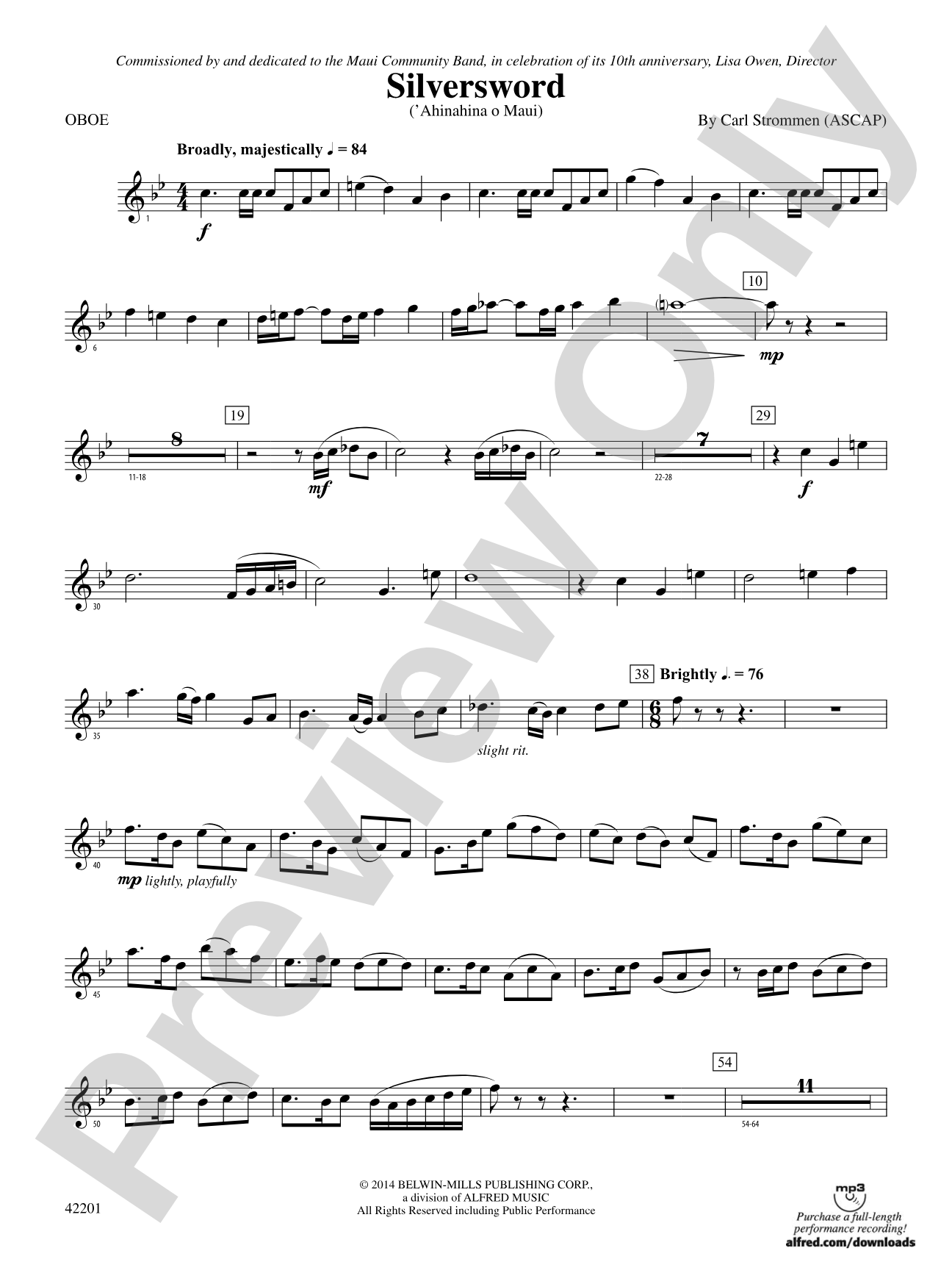 Silversword: Oboe