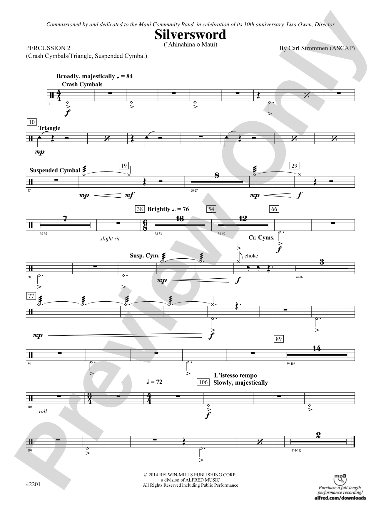 Silversword: 2nd Percussion