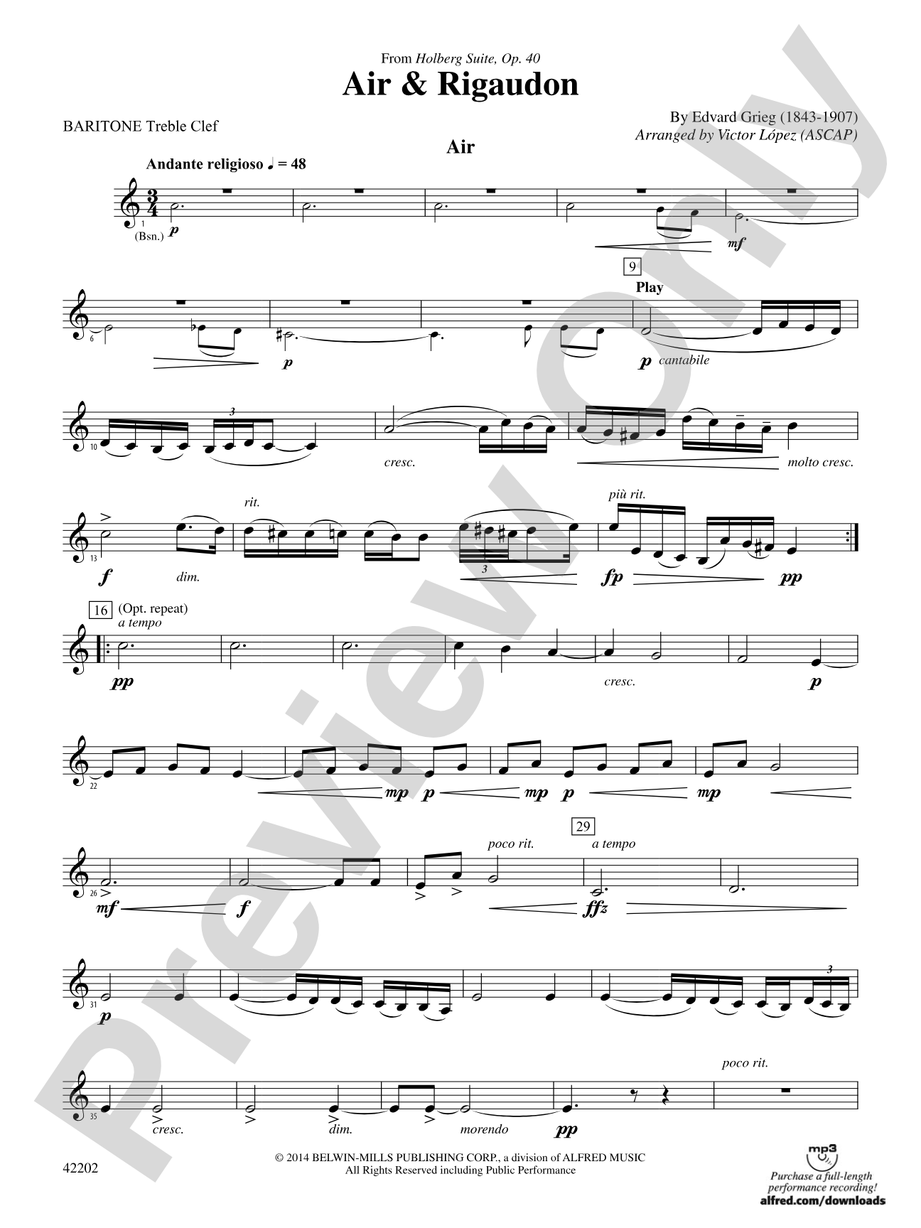 Air & Rigaudon: Baritone T.C.
