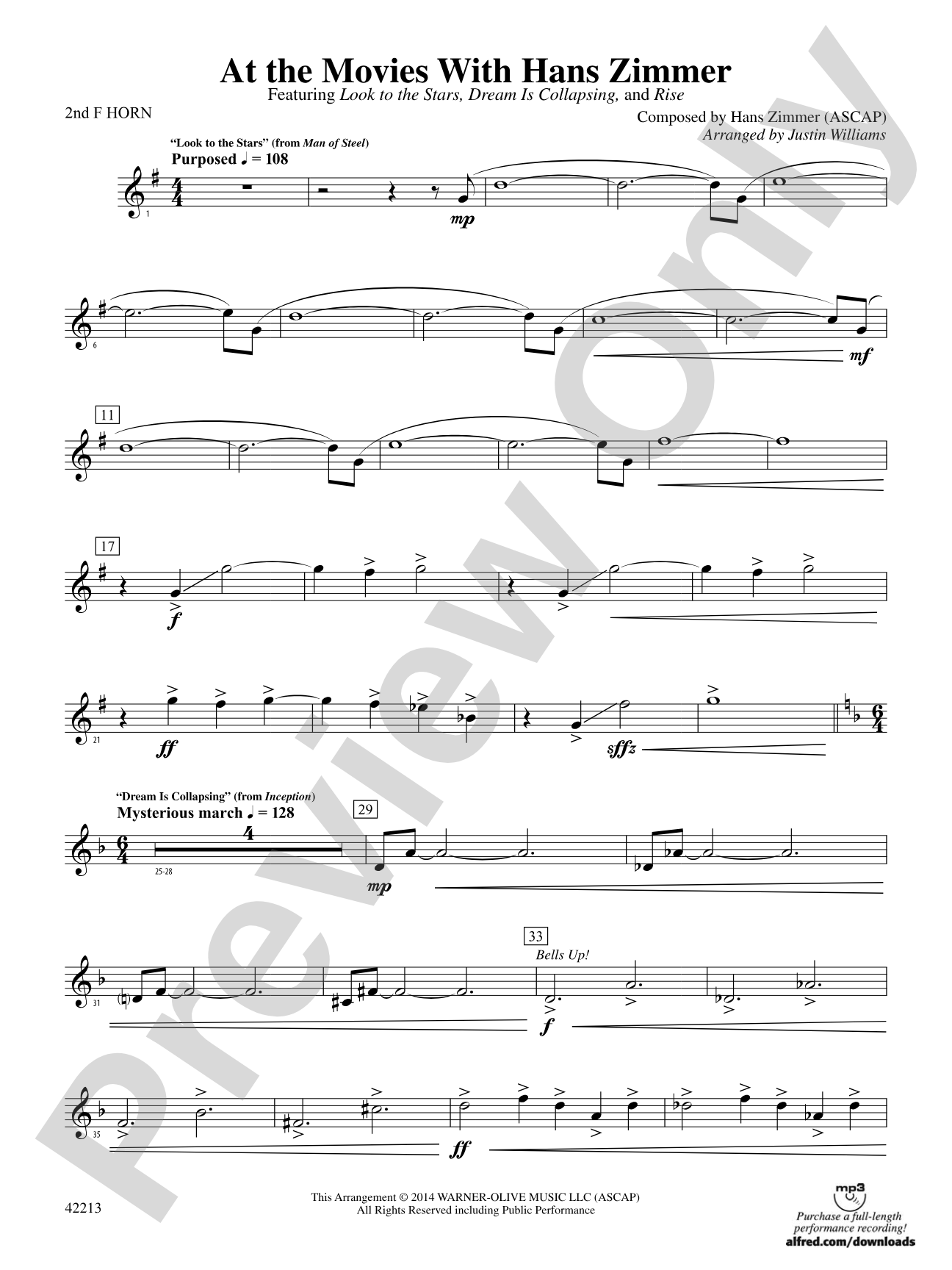 At the Movies with Hans Zimmer: 2nd F Horn