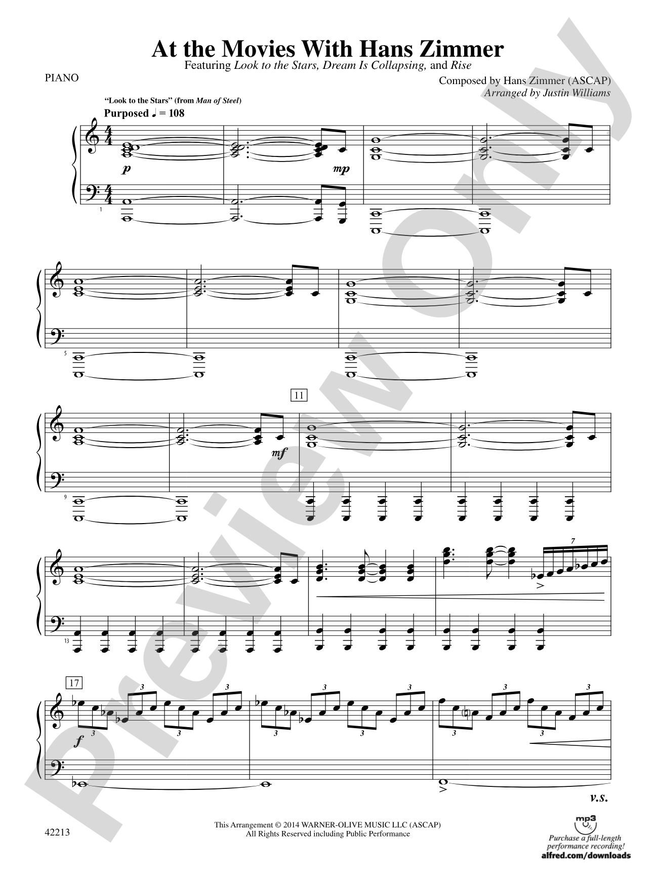 At the Movies with Hans Zimmer: Piano Accompaniment