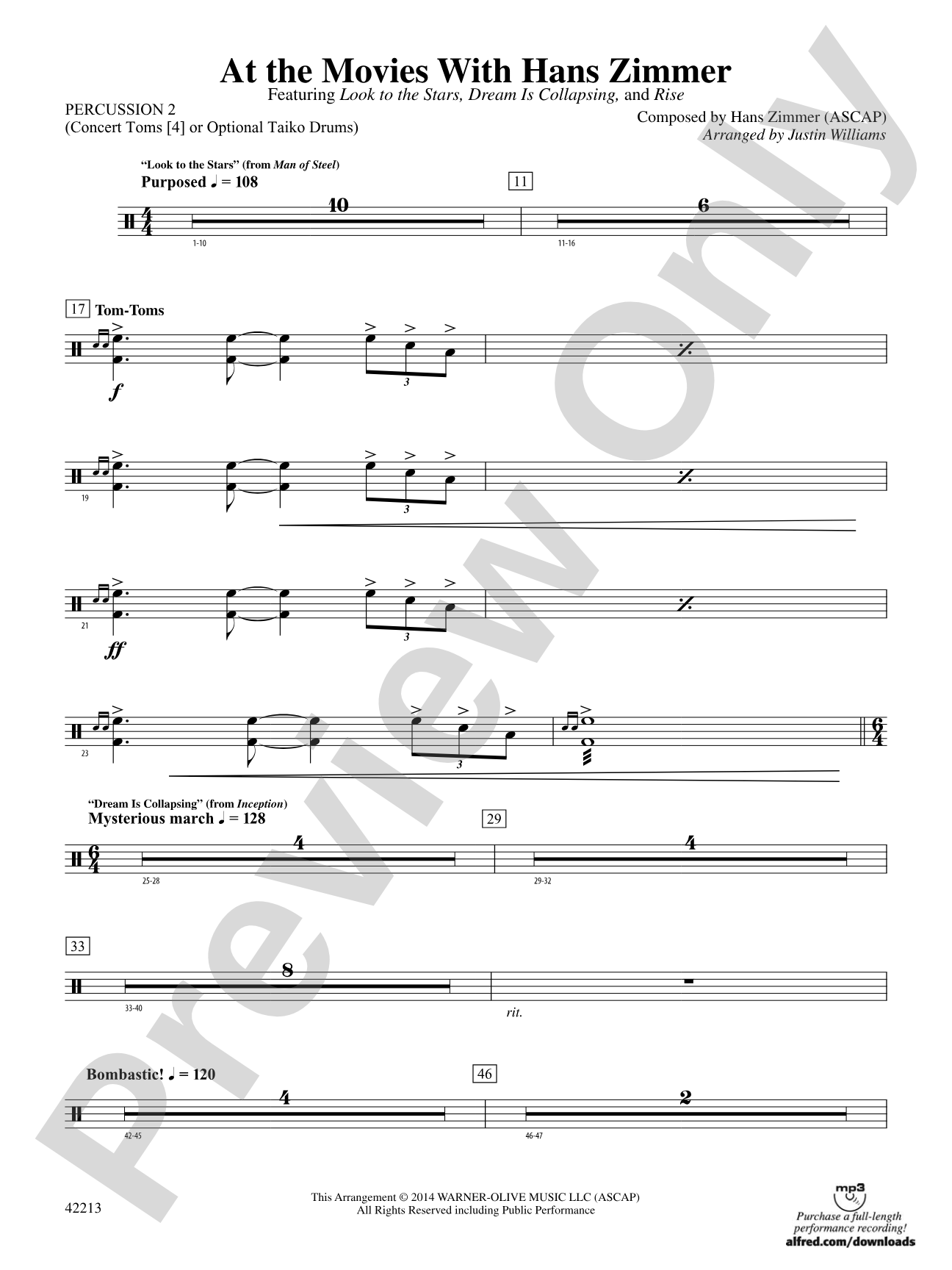 At the Movies with Hans Zimmer: 2nd Percussion