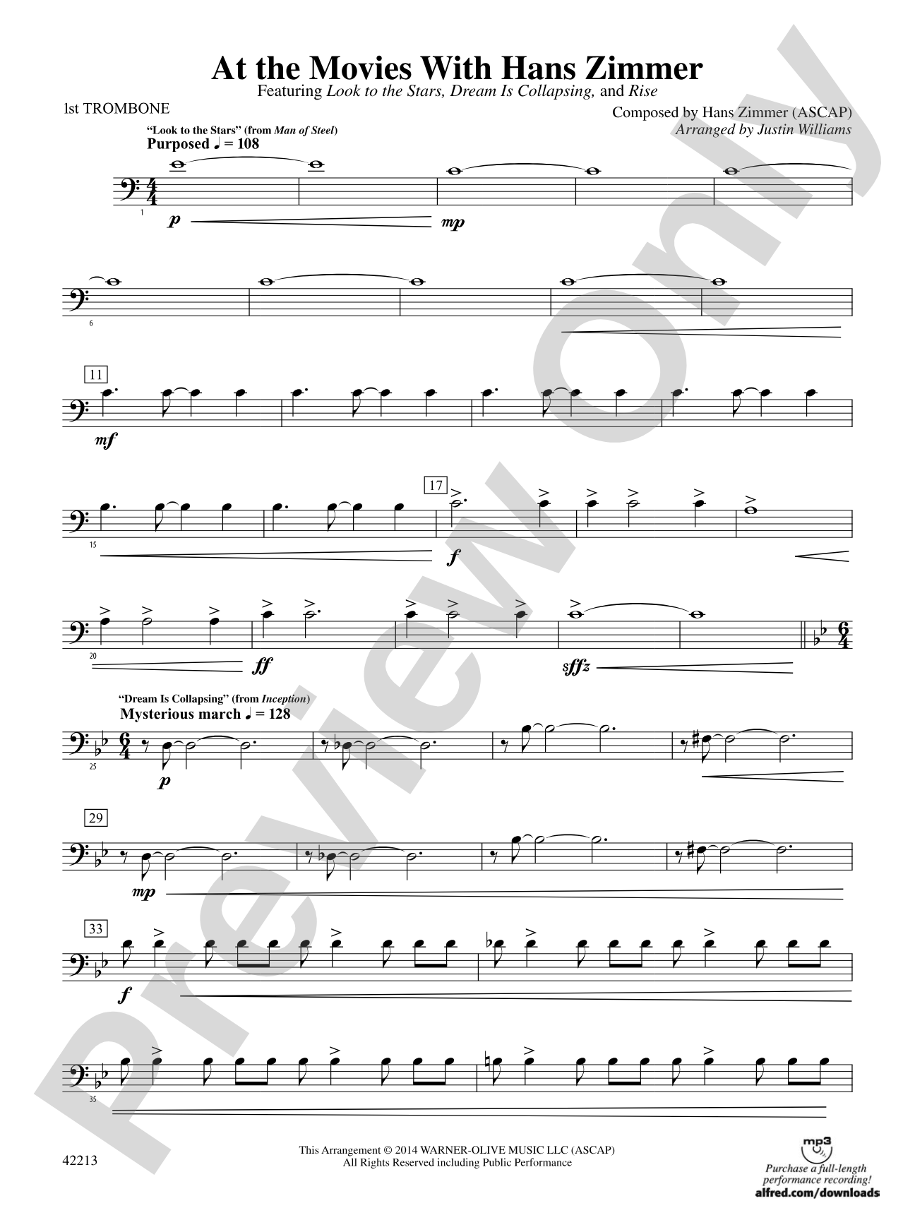 At the Movies with Hans Zimmer: 1st Trombone