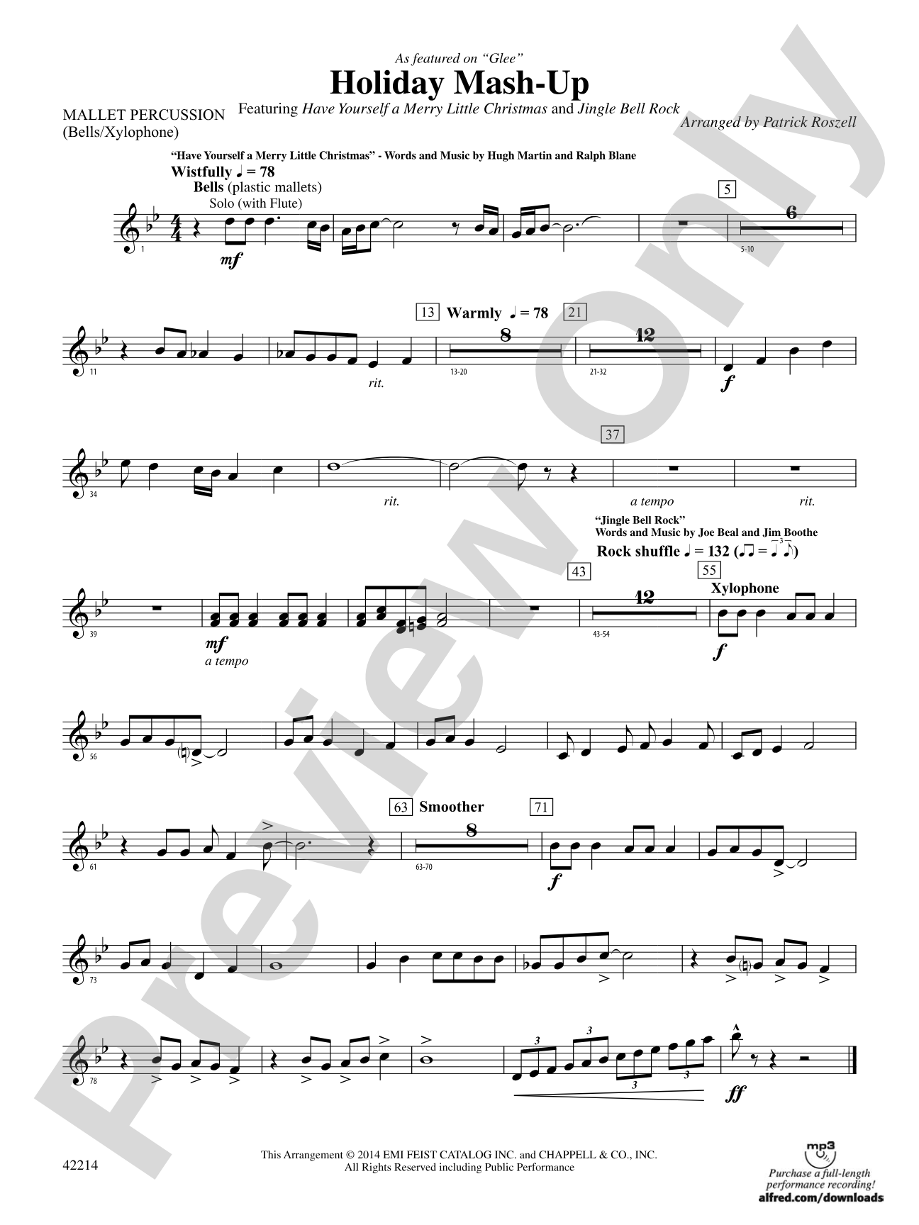 Holiday Mash-Up (as featured on Glee): Mallets