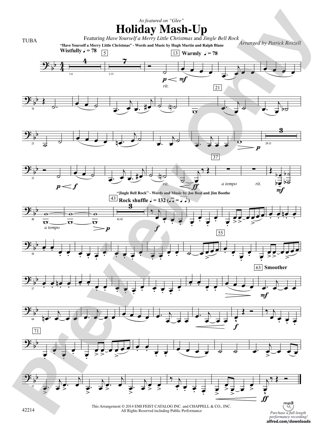 Holiday Mash-Up (as featured on Glee): Tuba