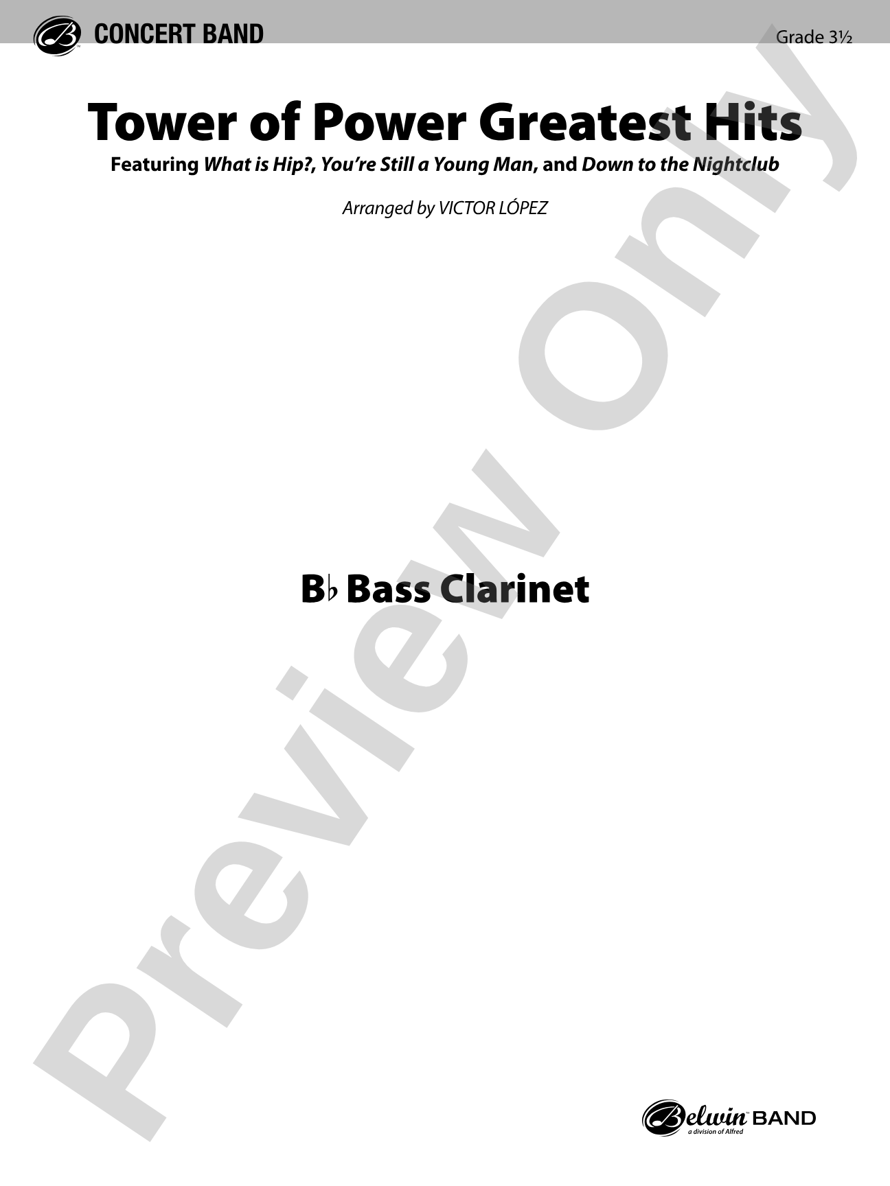 Tower of Power Greatest Hits: B-flat Bass Clarinet