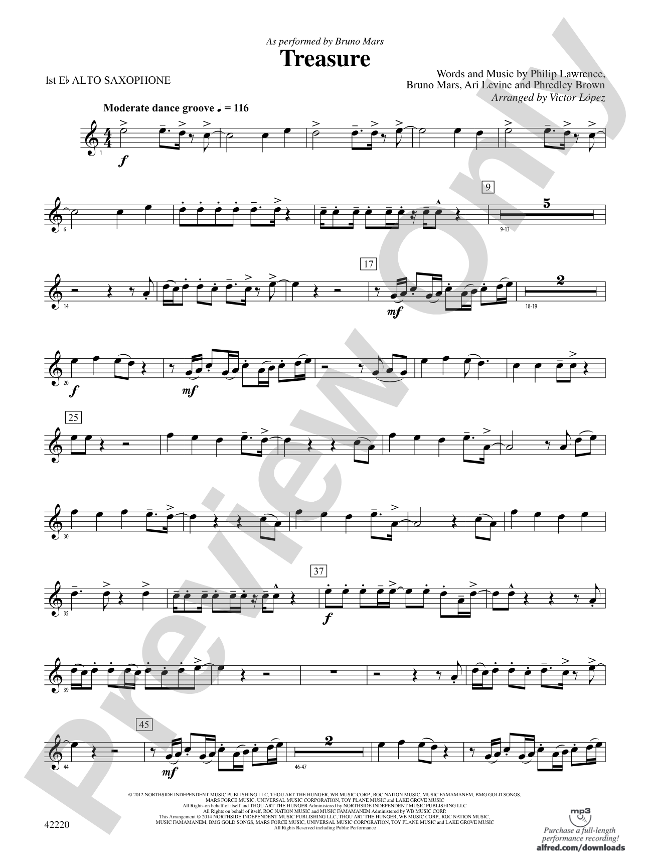 Treasure: E-flat Alto Saxophone