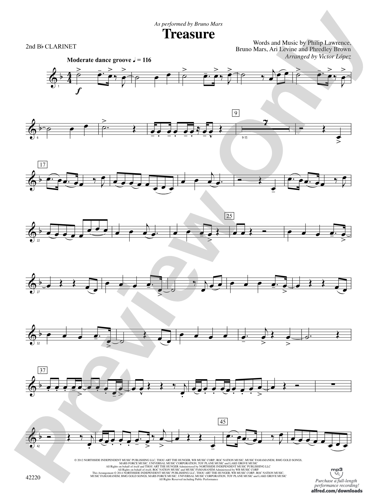 Treasure: 2nd B-flat Clarinet
