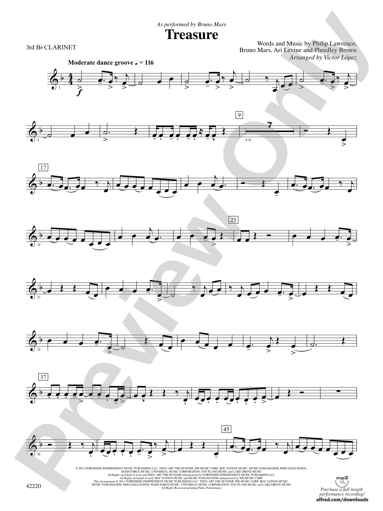 Treasure: 3rd B-flat Clarinet