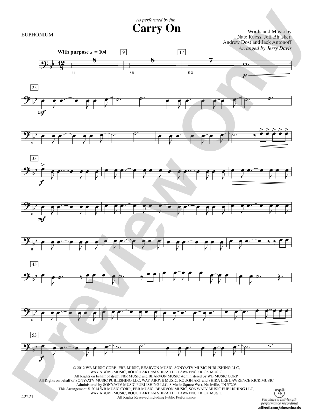 Carry On: Baritone B.C.