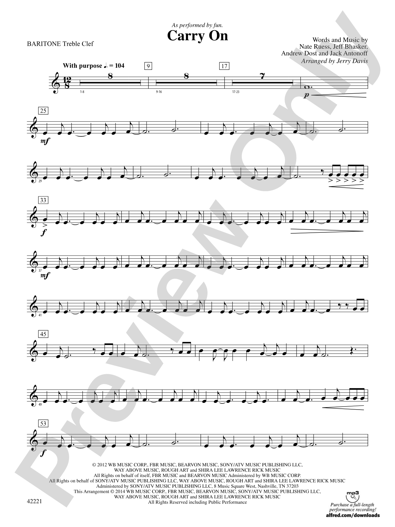 Carry On: Baritone T.C.