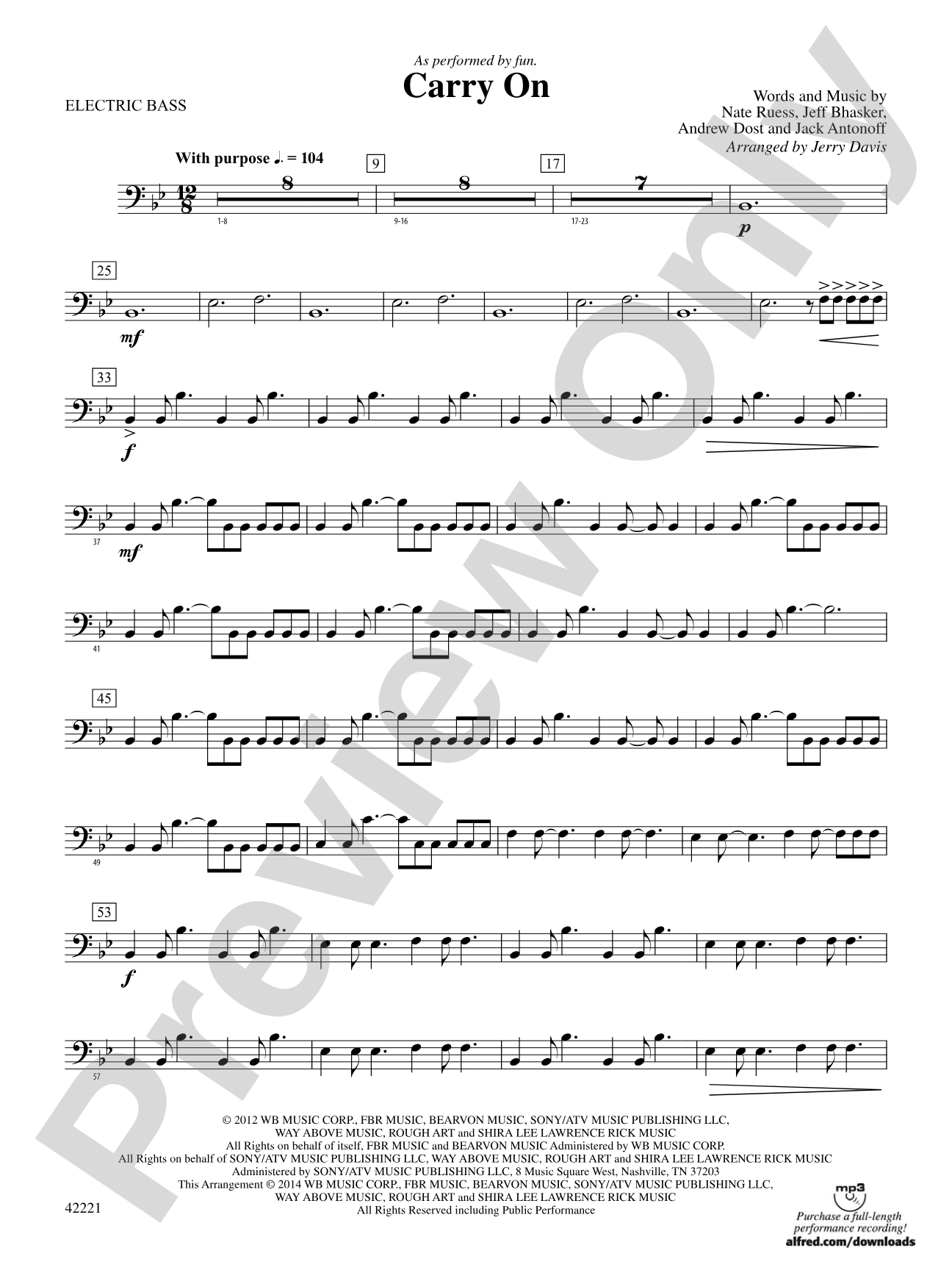 Carry On: Electric Bass