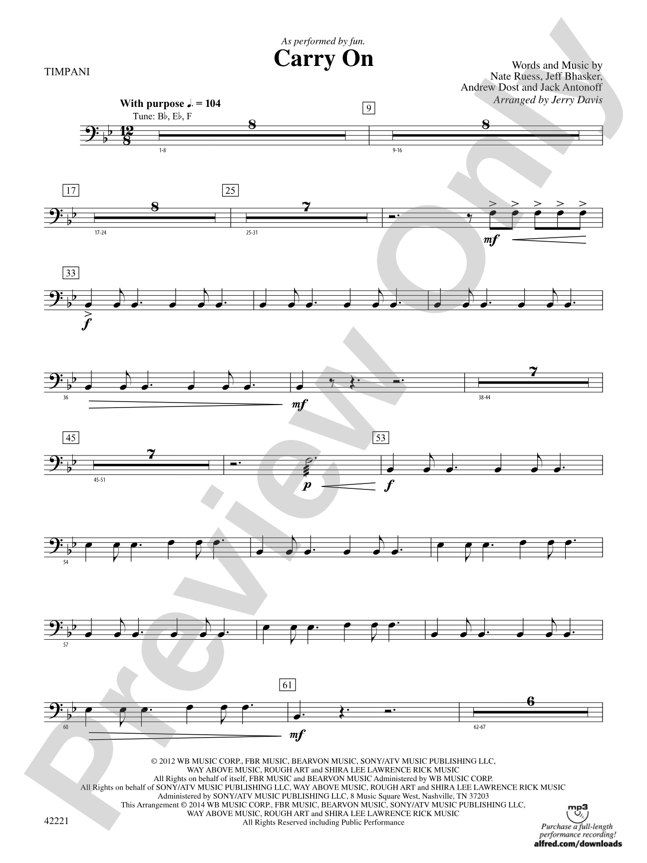 Carry On: Timpani