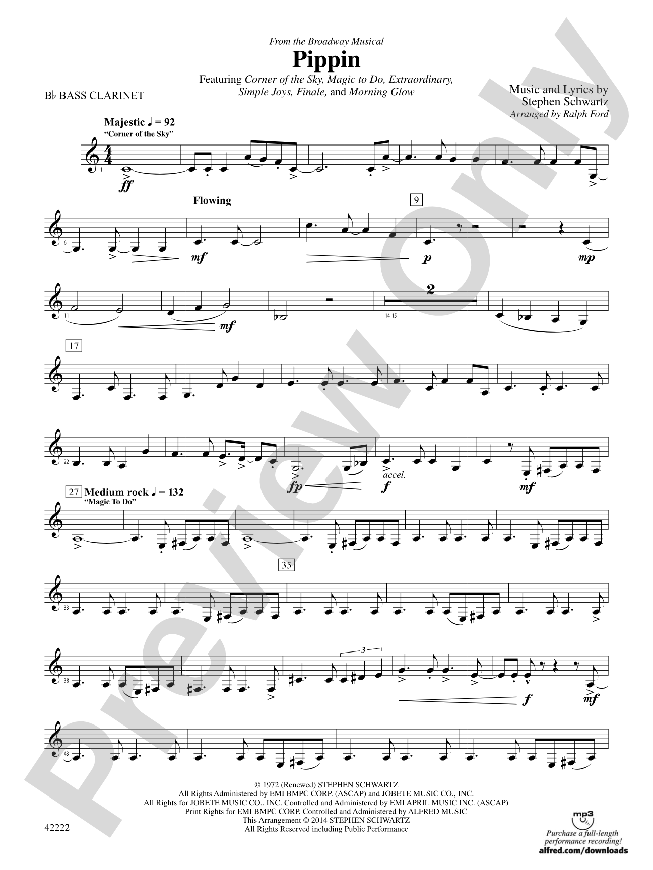 Pippin: B-flat Bass Clarinet