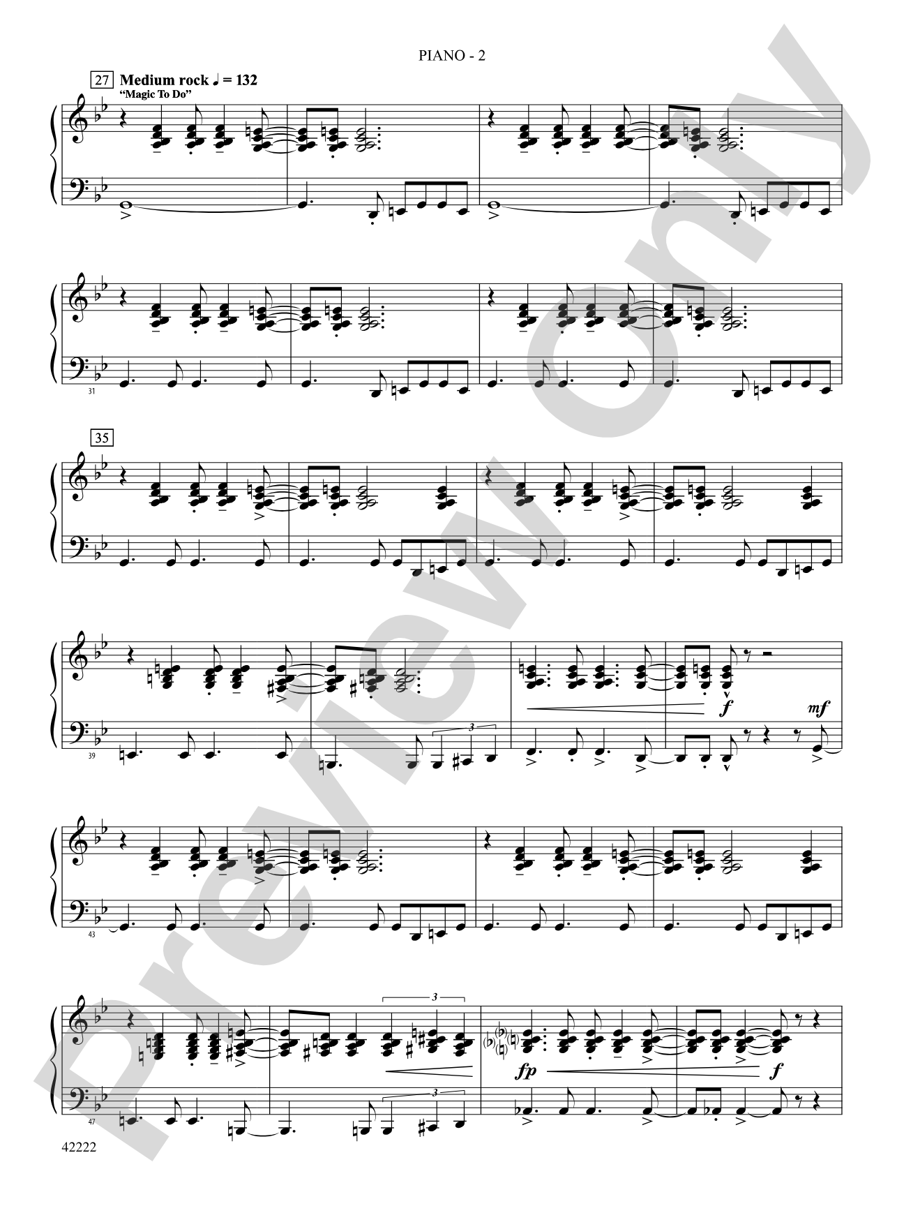 Pippin: Piano Accompaniment