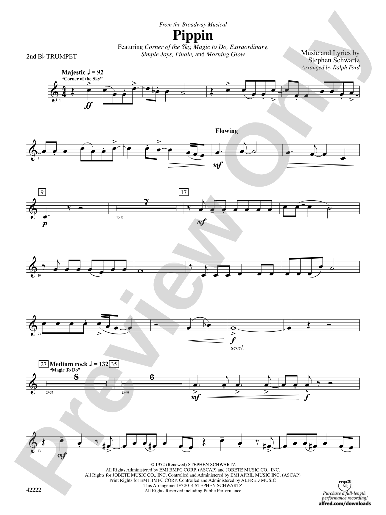 Pippin: 2nd B-flat Trumpet