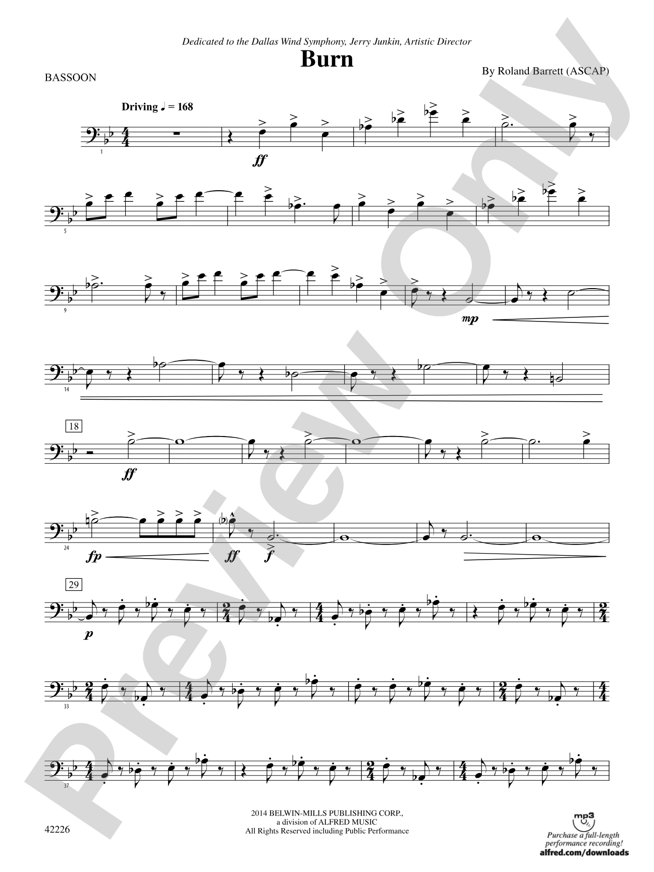 Burn: Bassoon