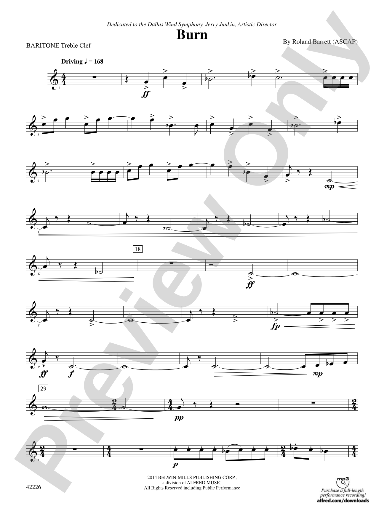 Burn: Baritone T.C.