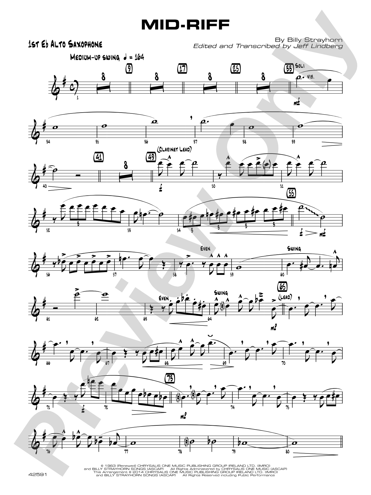 Mid-Riff: E-flat Alto Saxophone