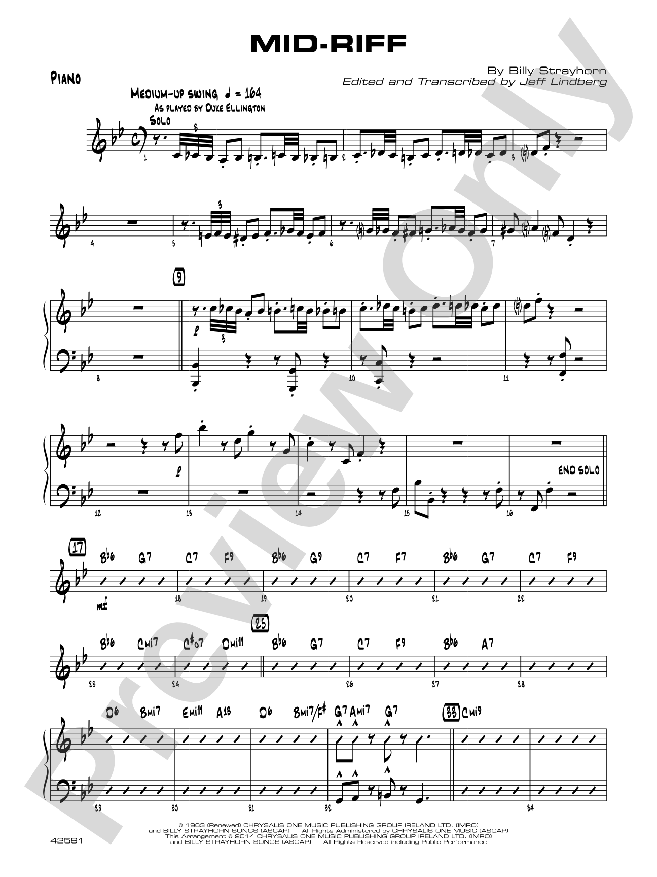 Mid-Riff: Piano Accompaniment