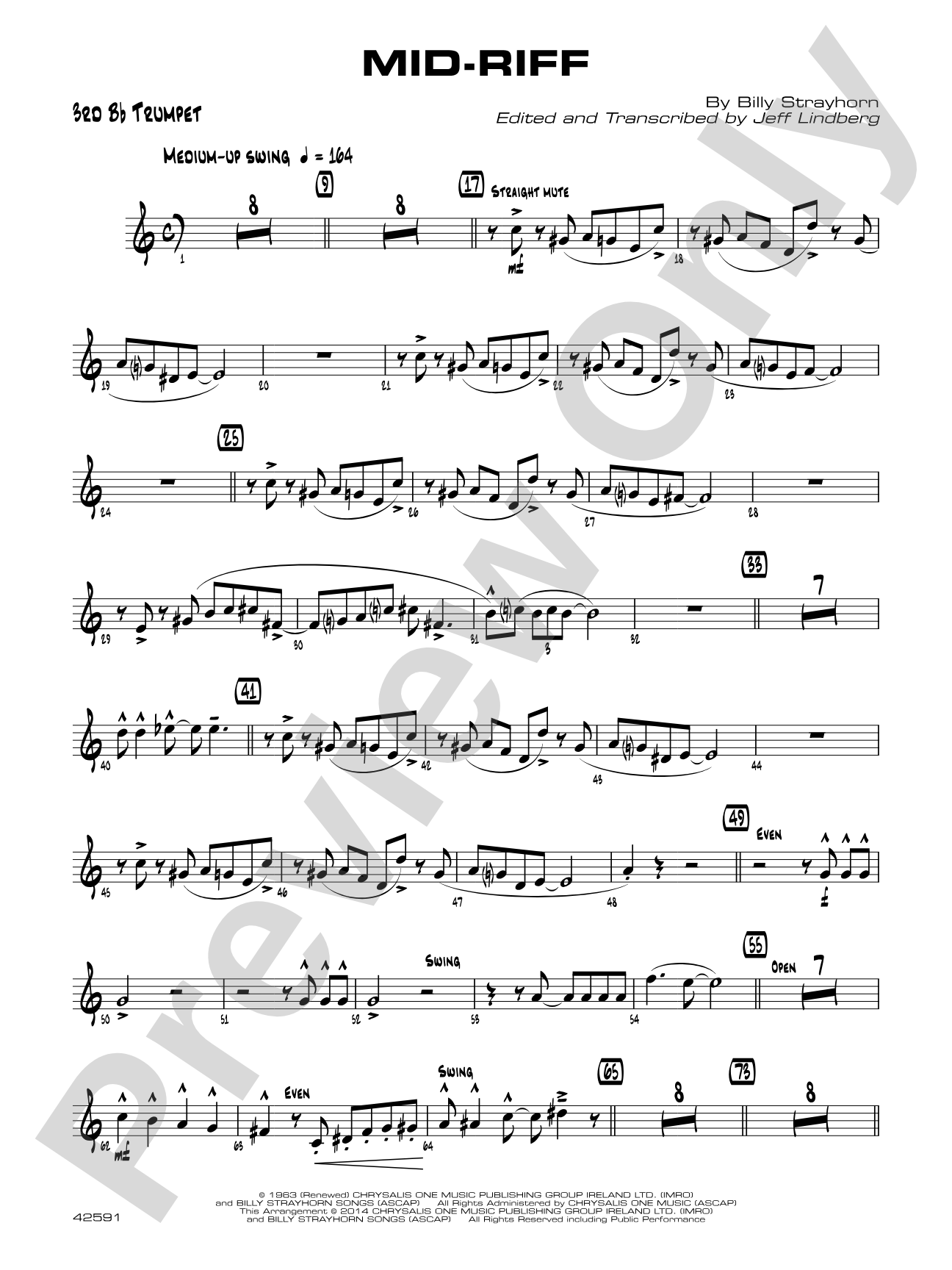 Mid-Riff: 3rd B-flat Trumpet
