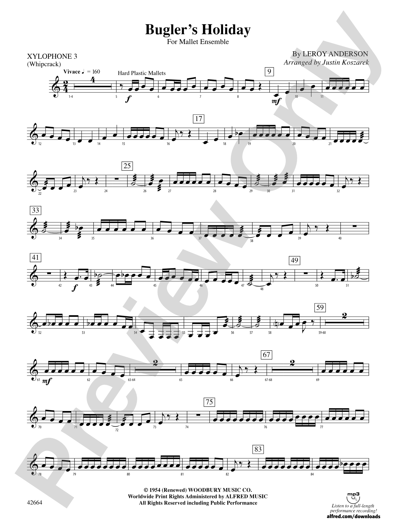 Bugler's Holiday: X3
