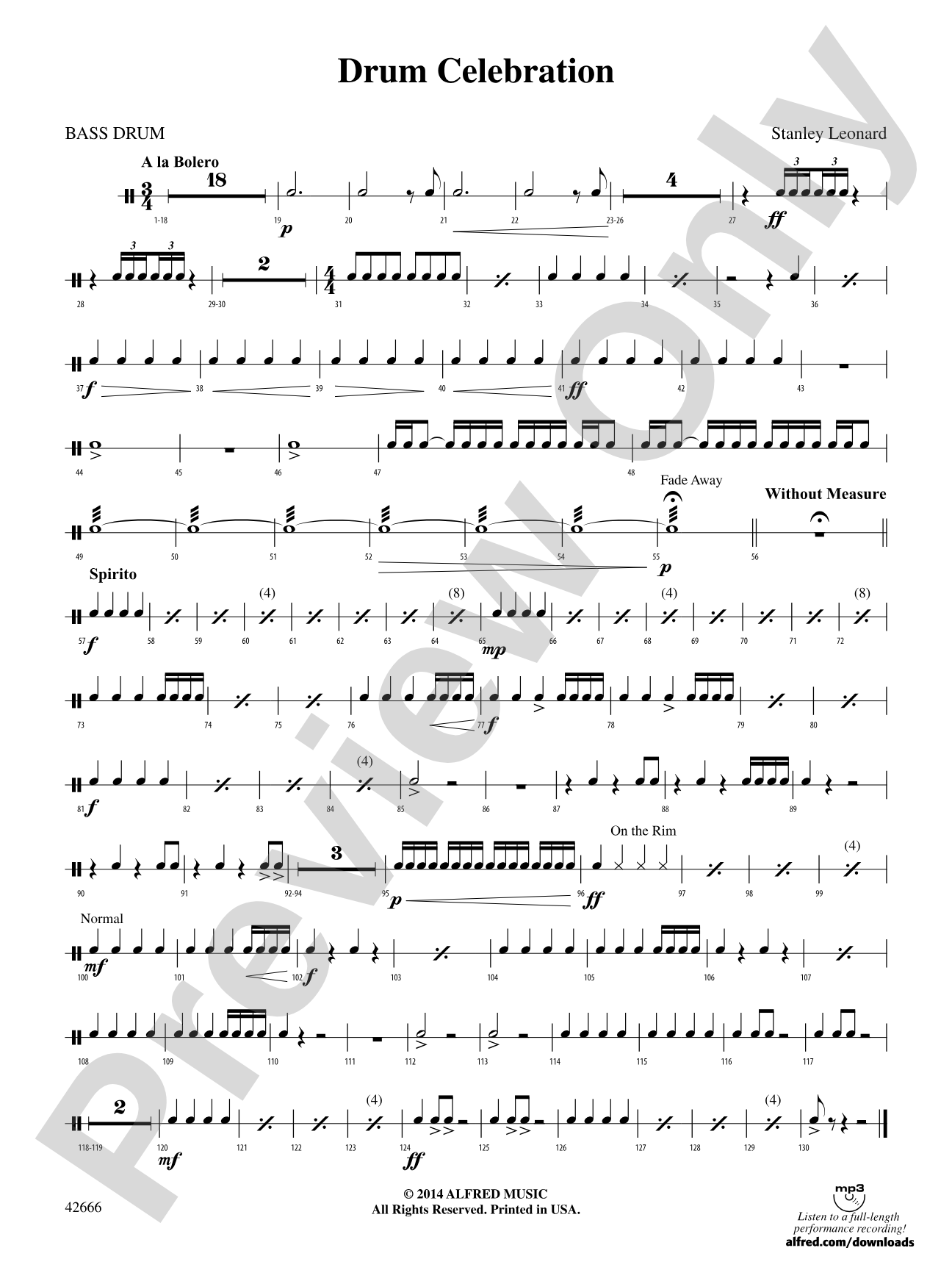Drum Celebration: Bass Drum
