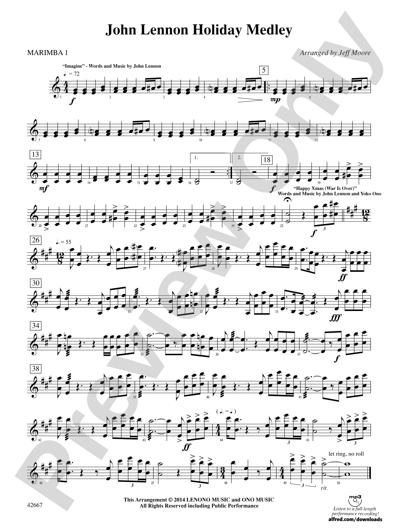 John Lennon Holiday Medley: Mallets