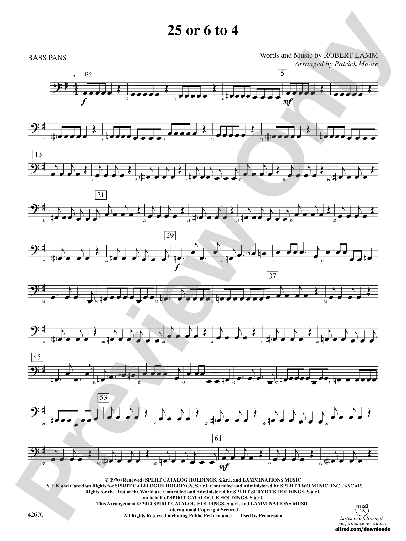 25 or 6 to 4: 4th Percussion