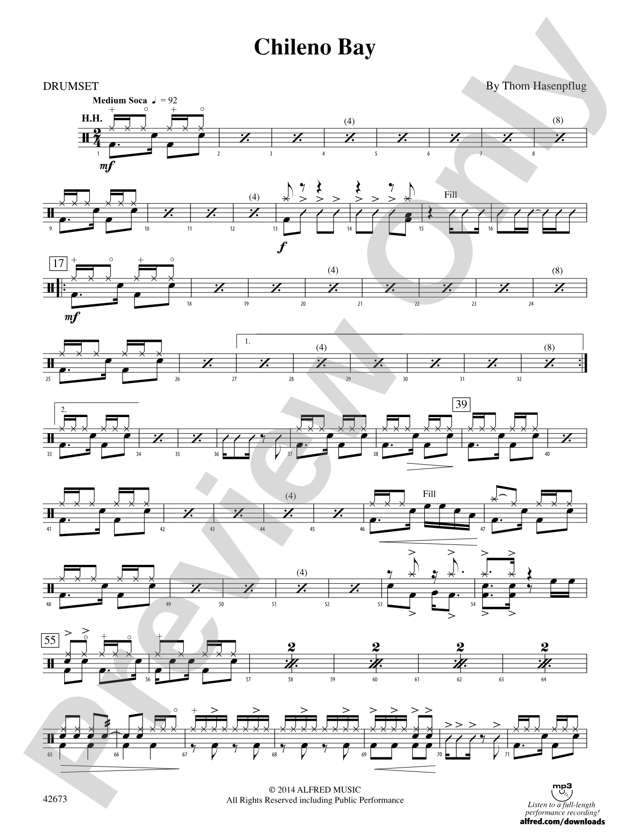 Chileno Bay: Drums