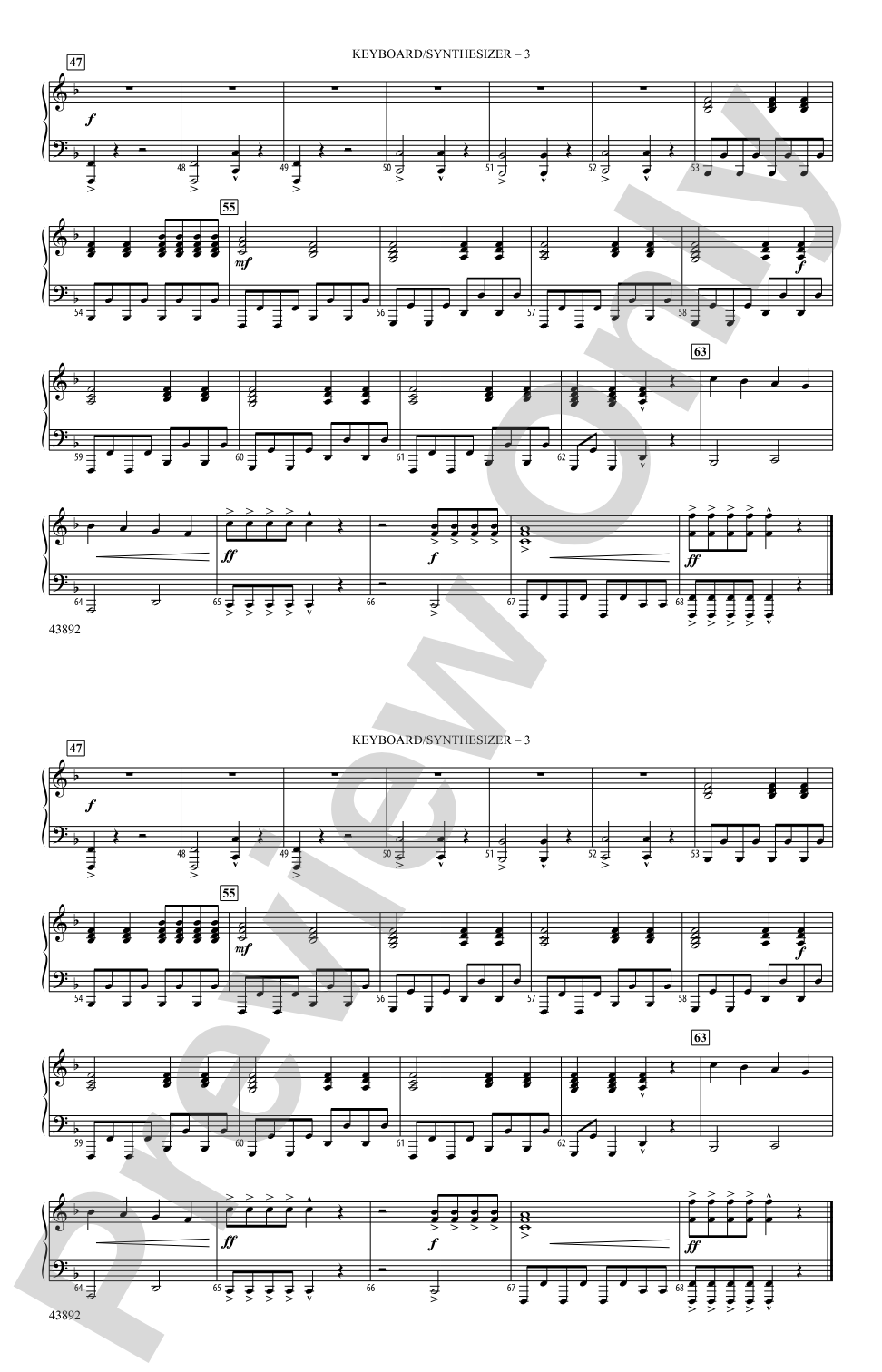 Everything Is Awesome (from The Lego® Movie): 2nd Keyboard