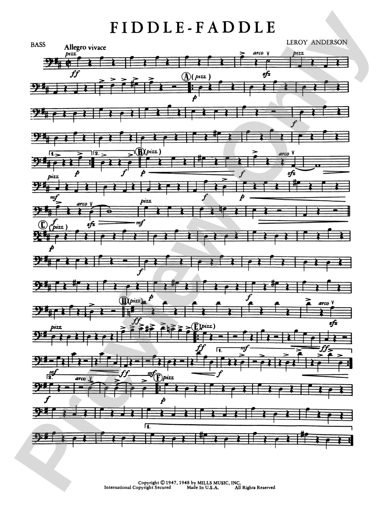 Fiddle-Faddle: String Bass